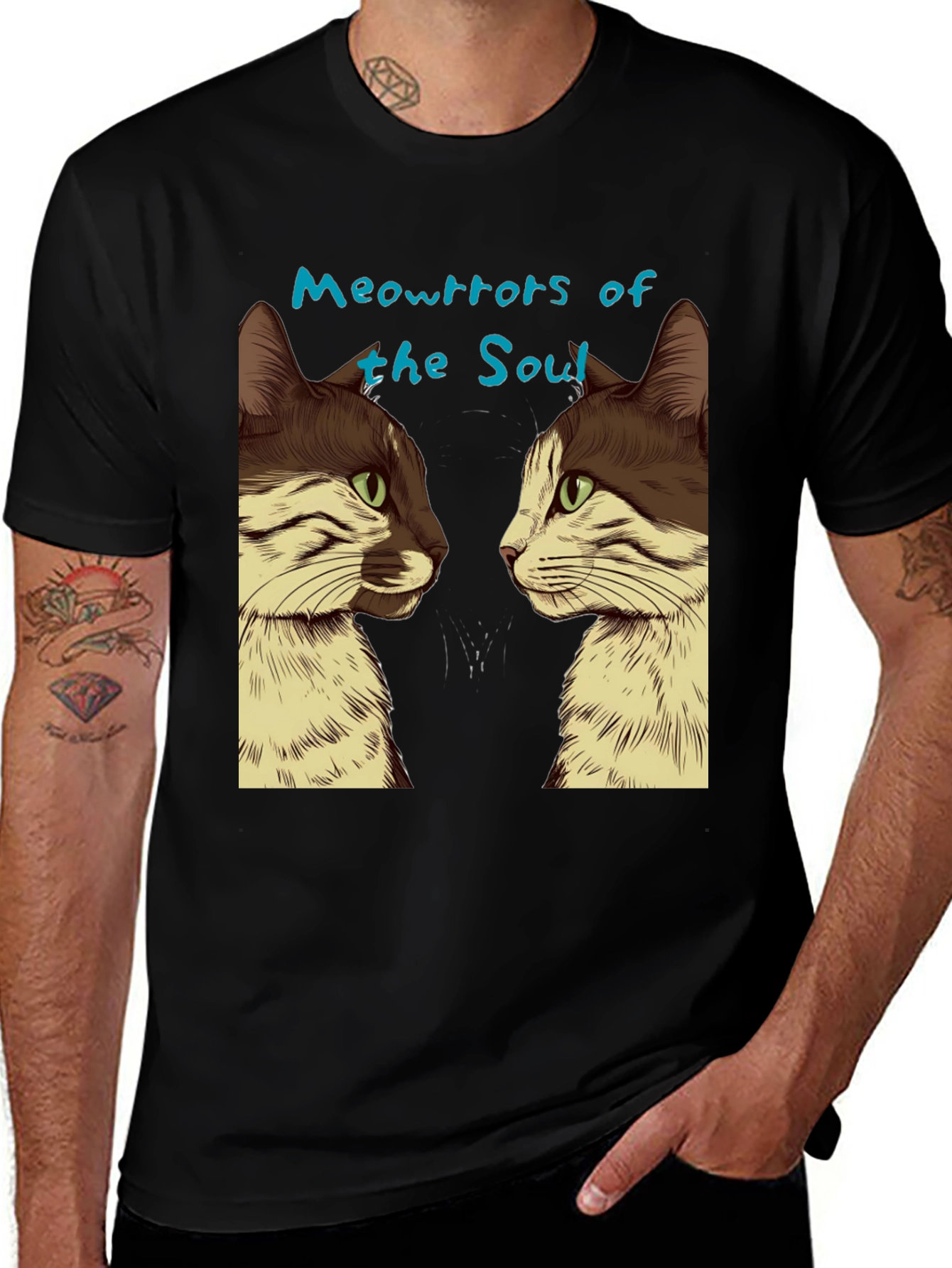 Meowrror of the Soul Graphic Tee