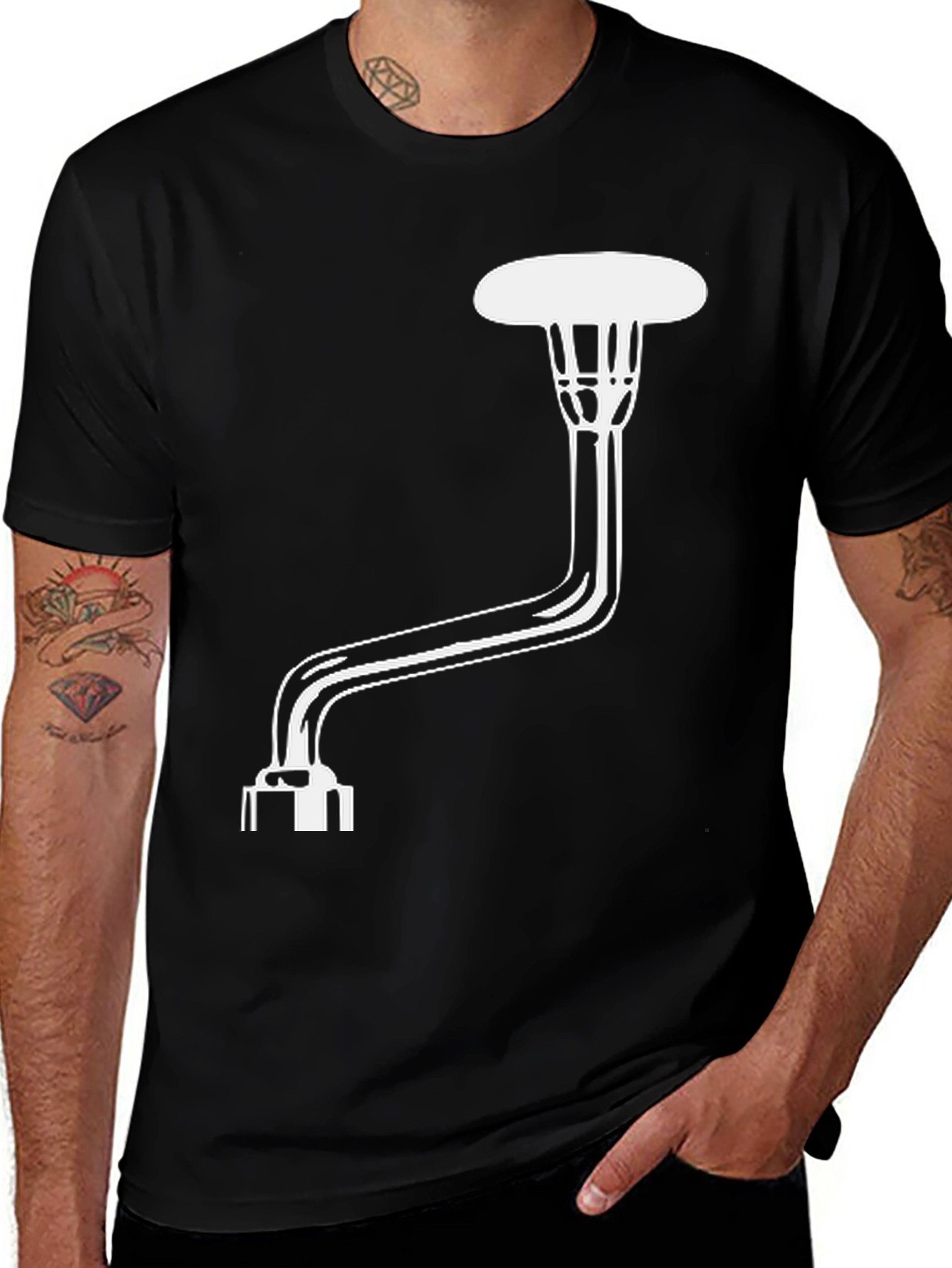 Variant 2 of Funny Hand Brace T-Shirt - Novelty Orthopedic Tee