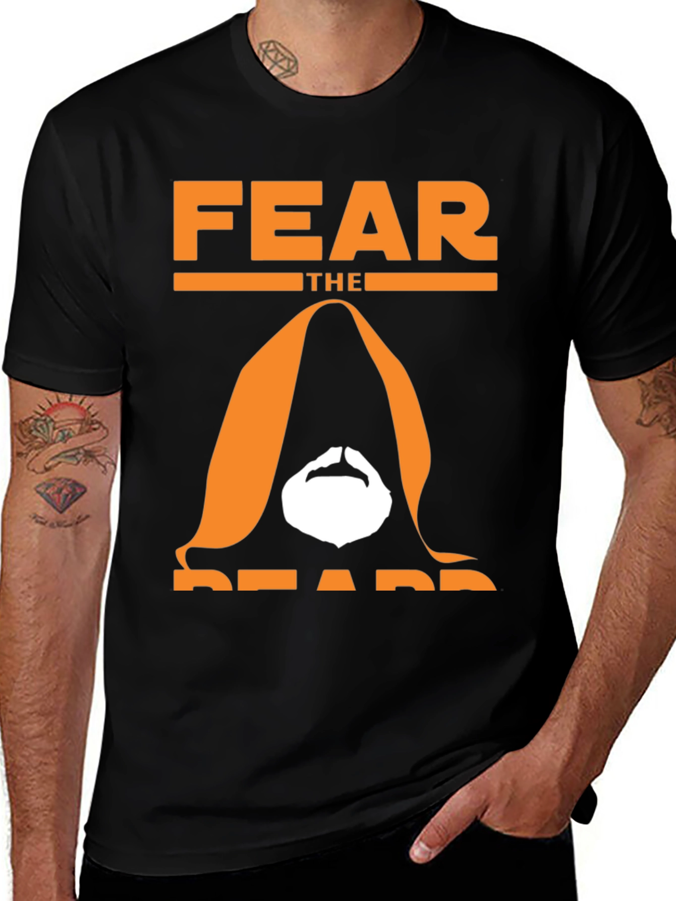 Variant 30 of Fear The Beard Graphic Tee