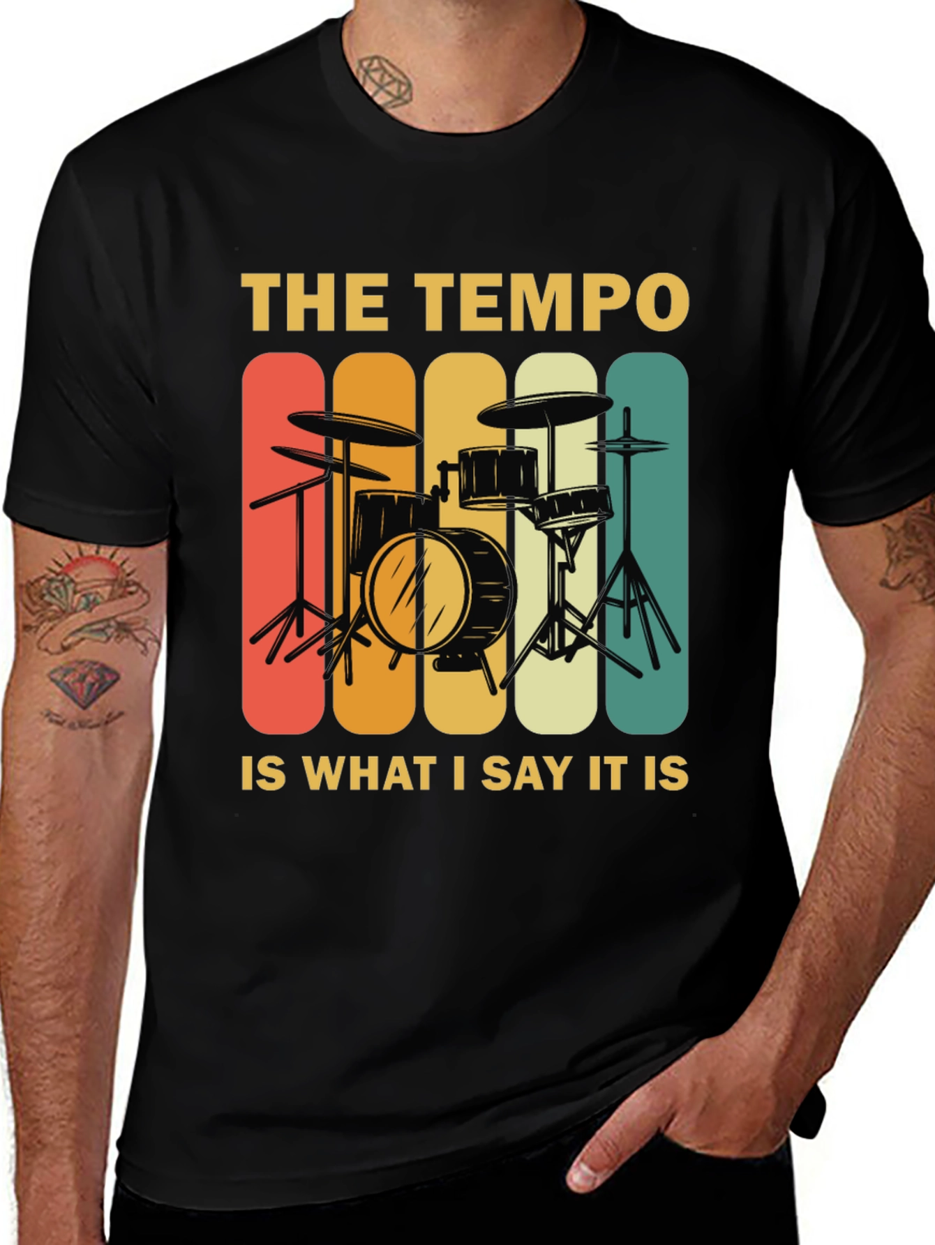 Variant 11 of The Tempo Drummer T-Shirt