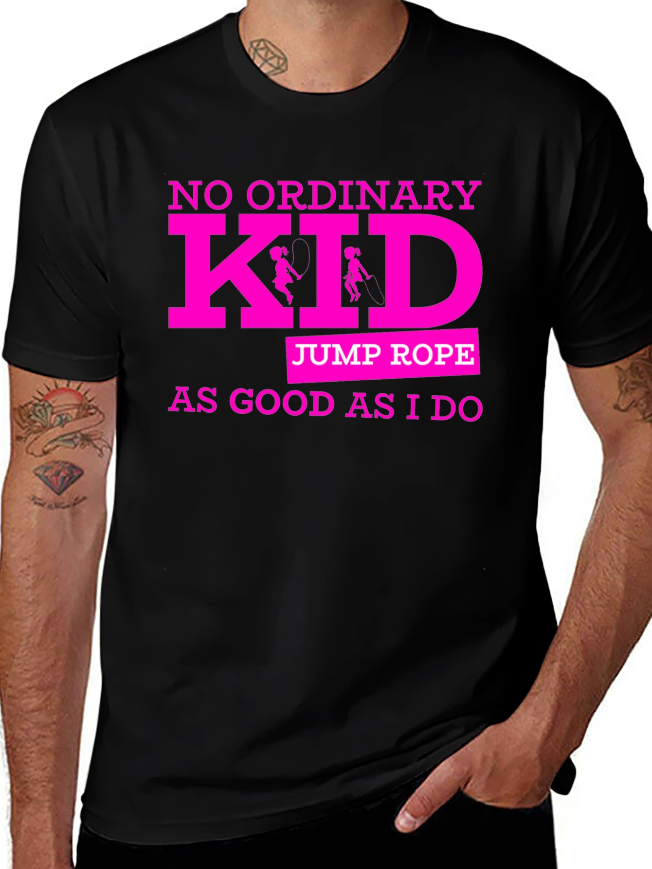 Variant 22 of No Ordinary Kid Jump Rope T-Shirt