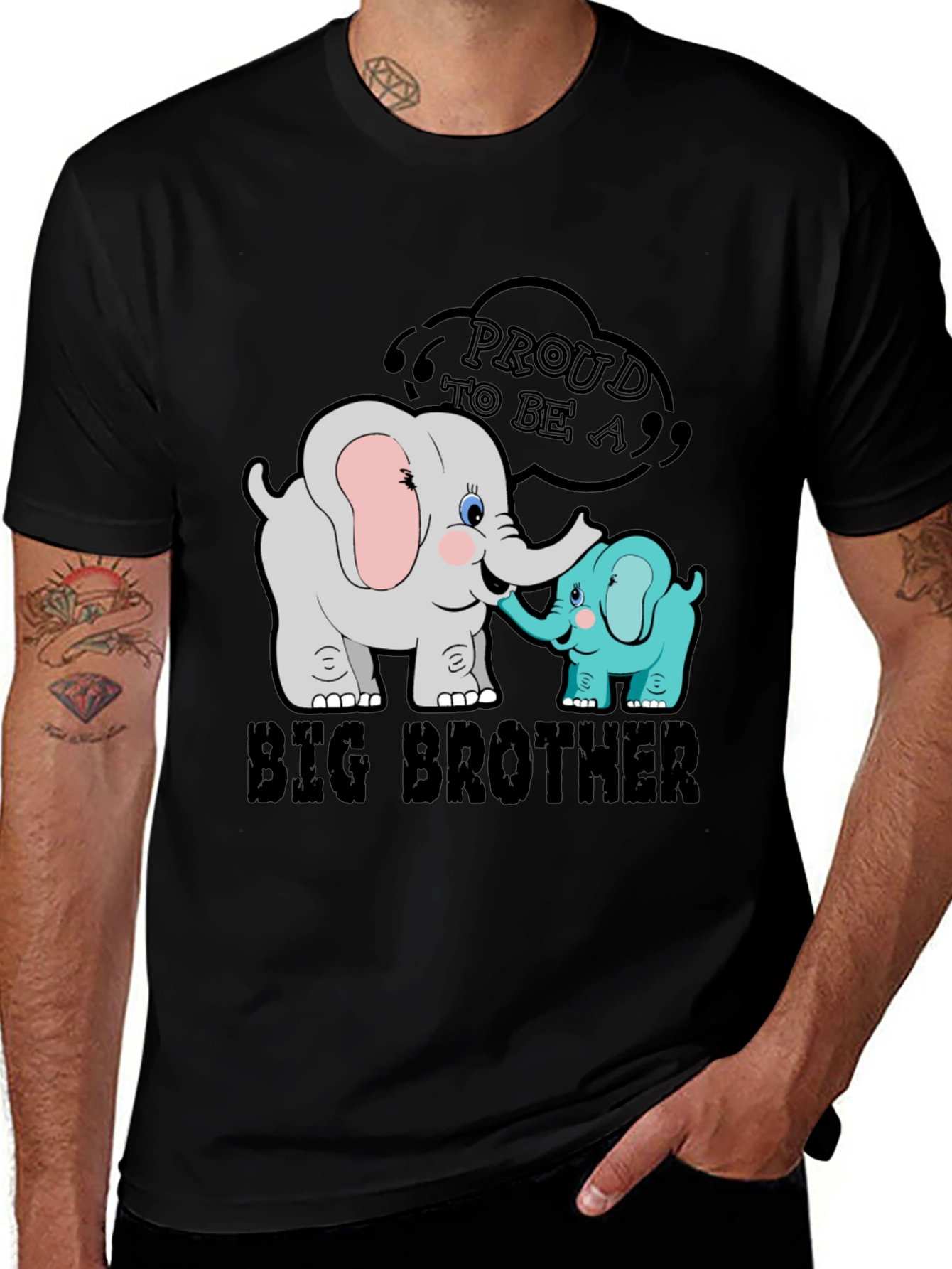 Variant 29 of Proud Big Brother Elephant T-Shirt