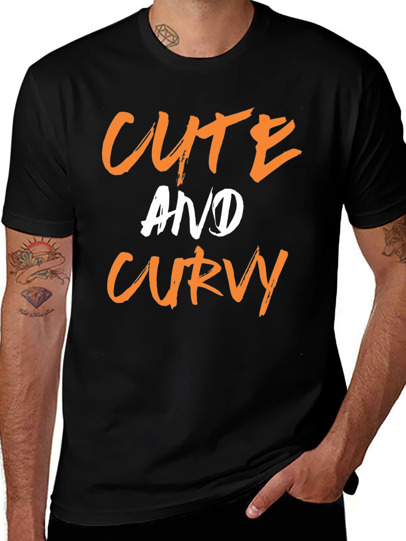 Variant 14 of Cute And Curvy Graphic T-Shirt