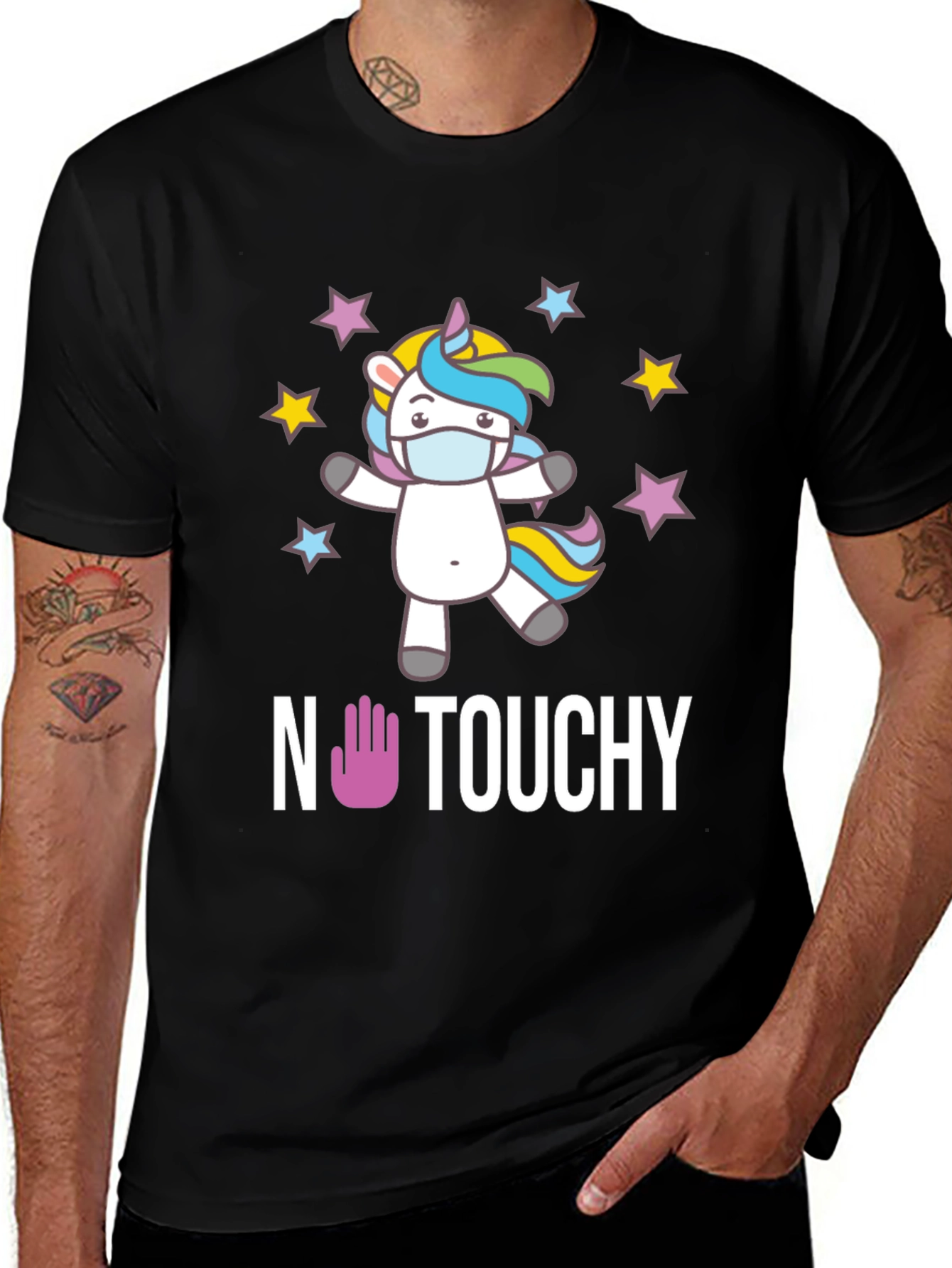 No Touchy Unicorn Graphic Tee