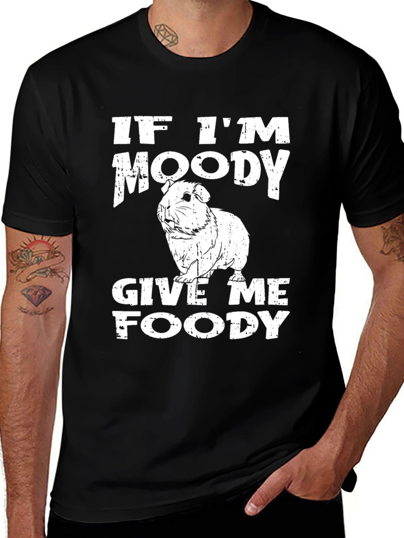Variant 15 of Moody Guinea Pig Graphic Tee