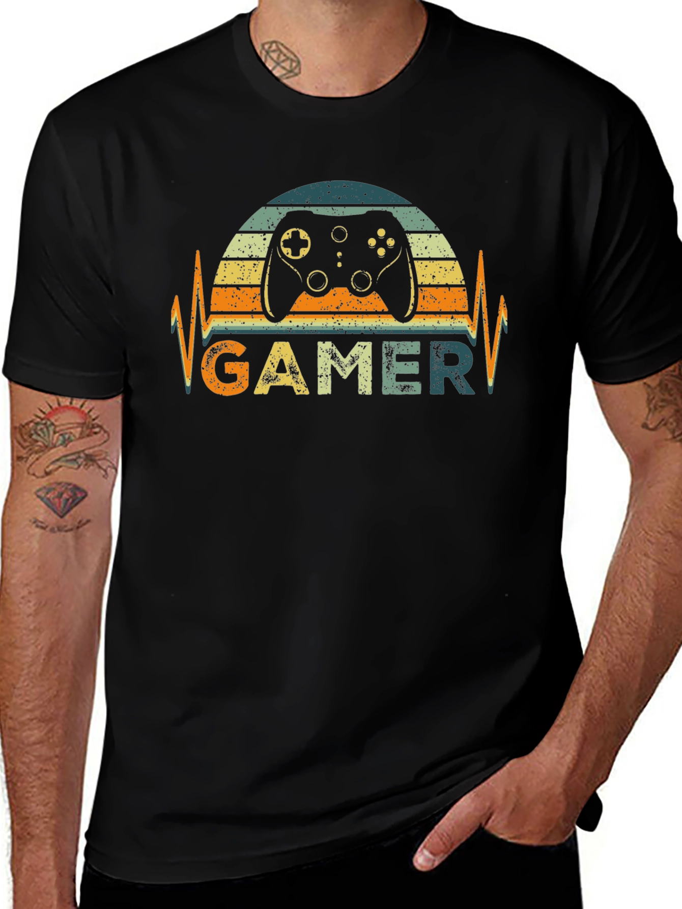 Variant 30 of Retro Gamer T-Shirt - Vintage Gaming Console Tee