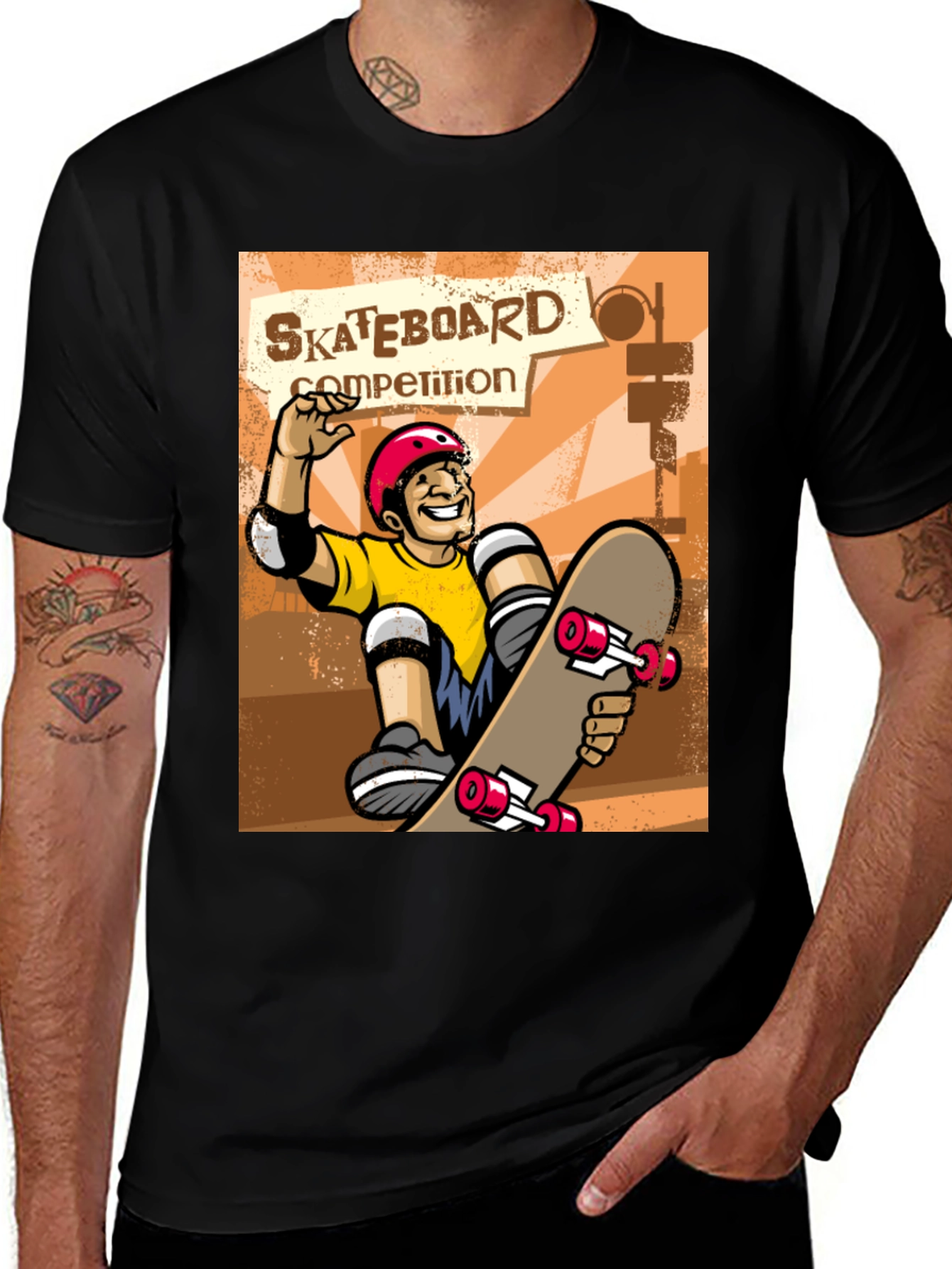 Variant 27 of Skateboard Competition Graphic Tee