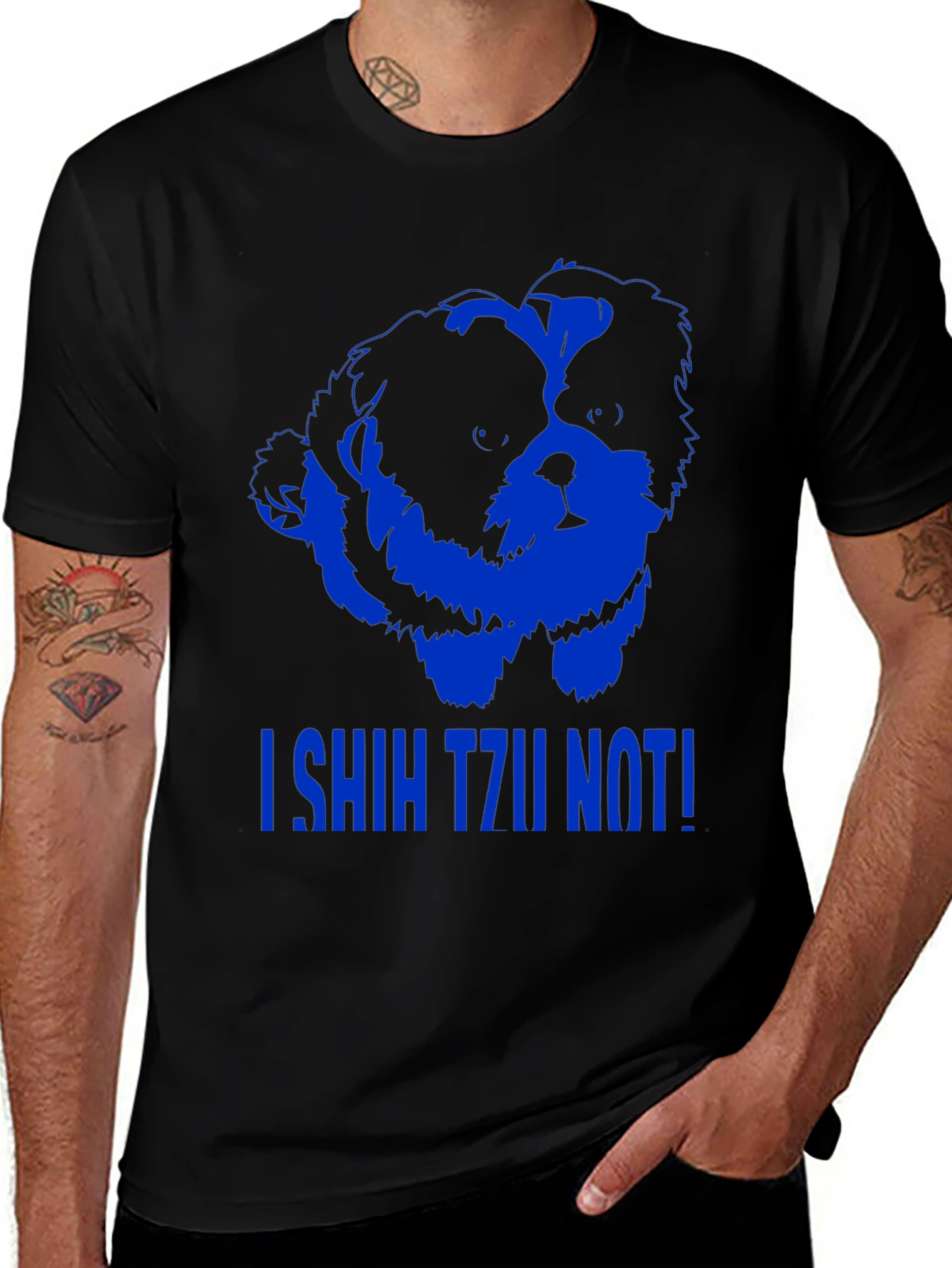I Shih Tzu Not! Funny Dog Graphic Tee