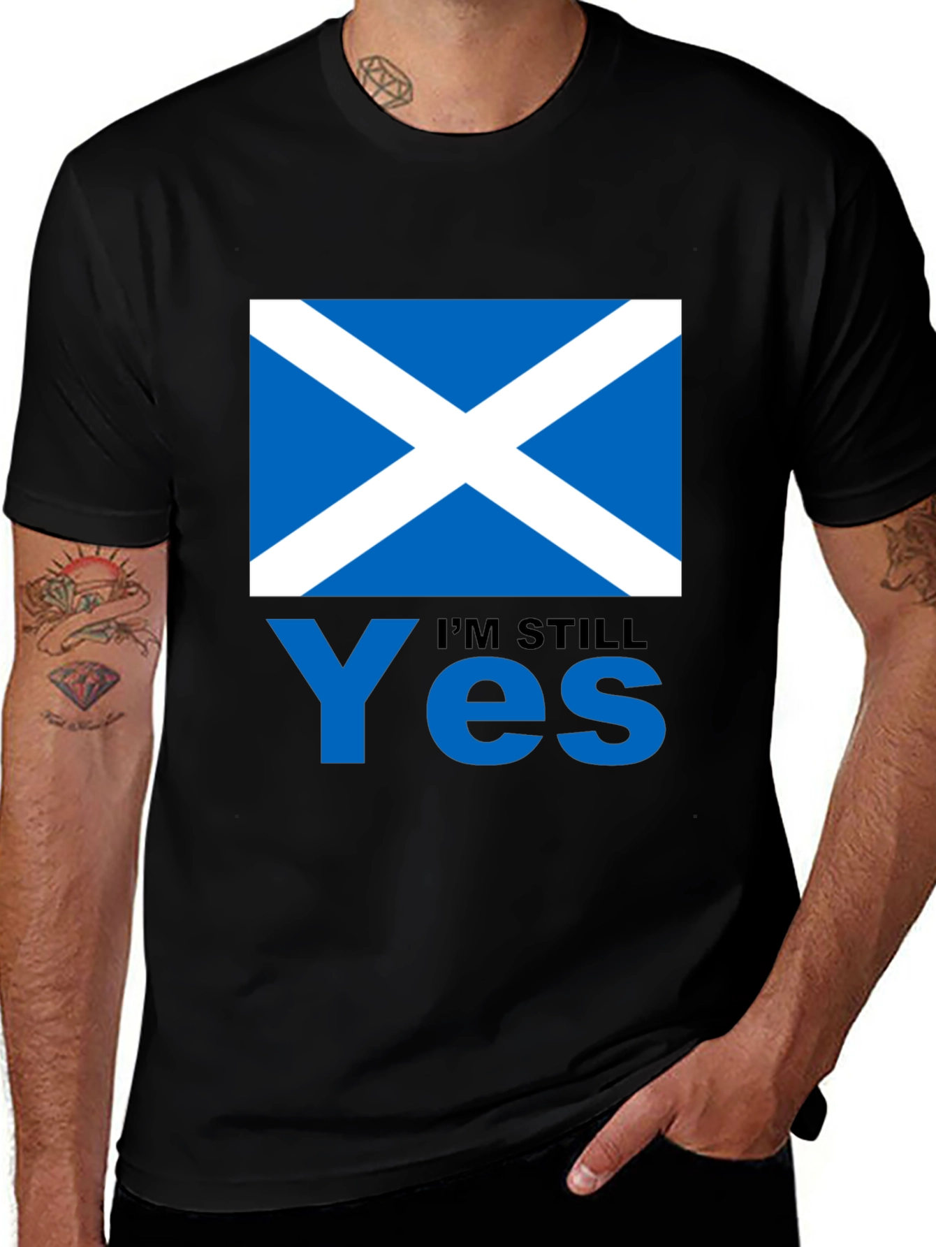 Scotland Flag I'm Still Yes T-Shirt