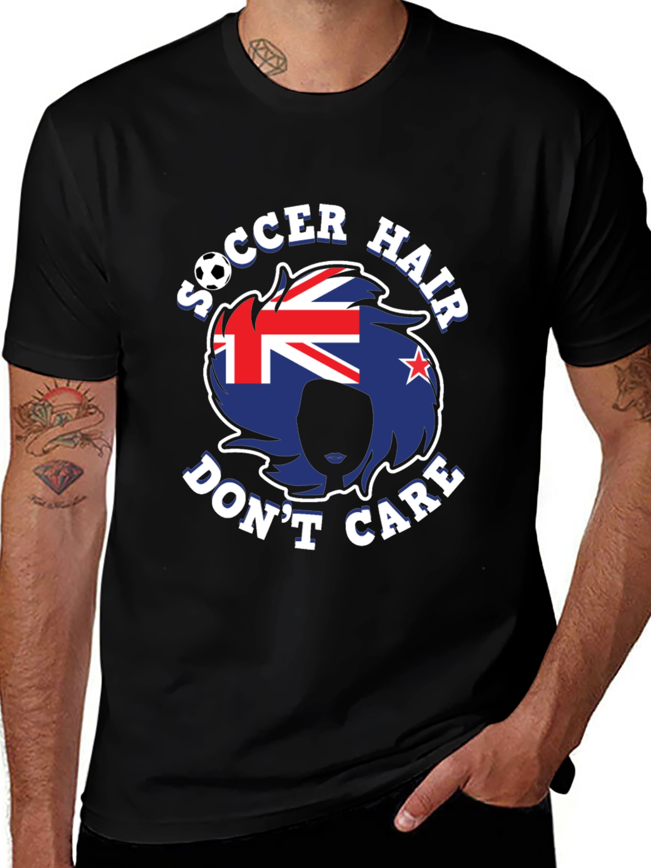 Soccer Hair Don't Care T-Shirt