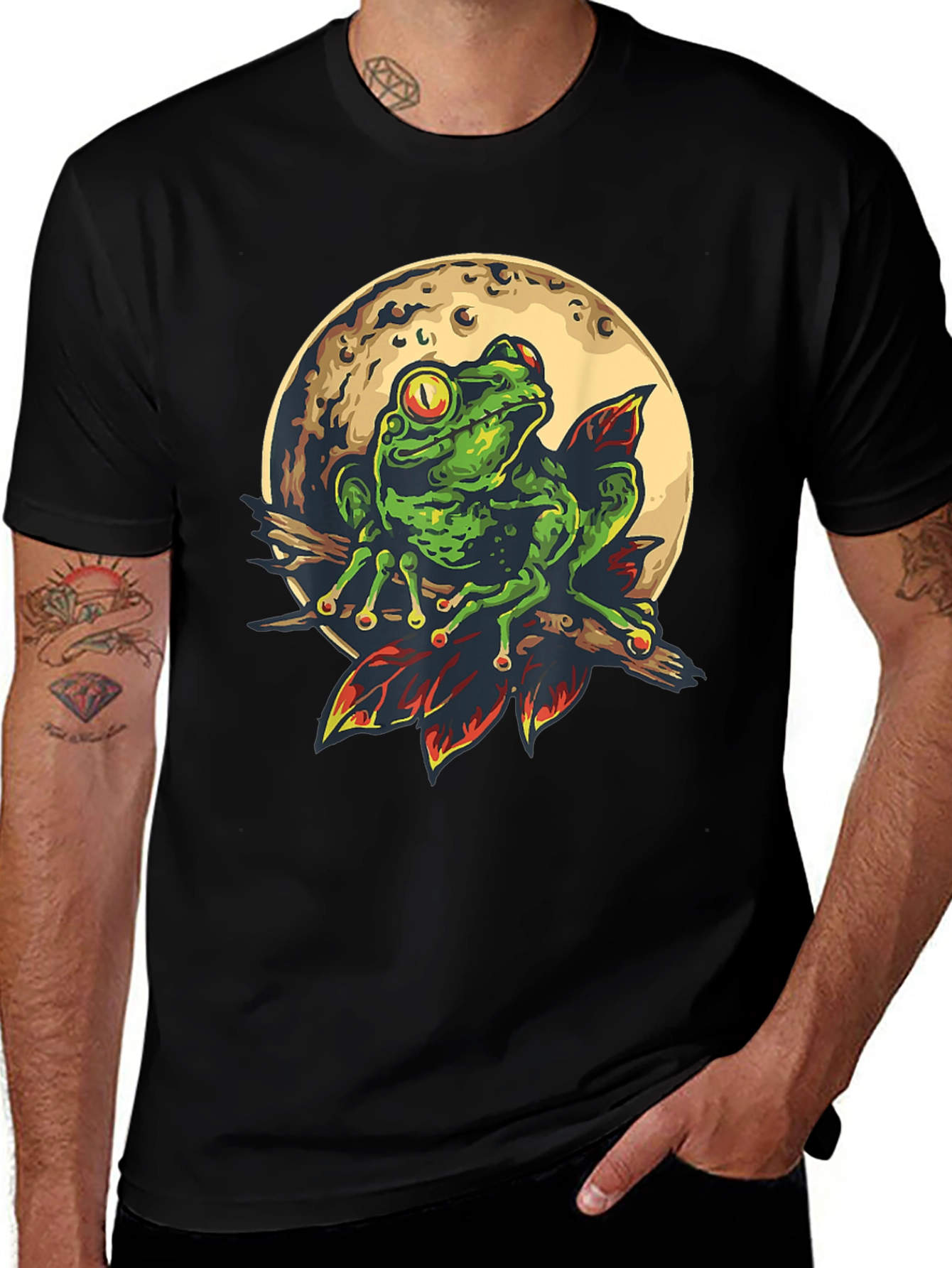 Variant 30 of Frog on the Moon T-Shirt