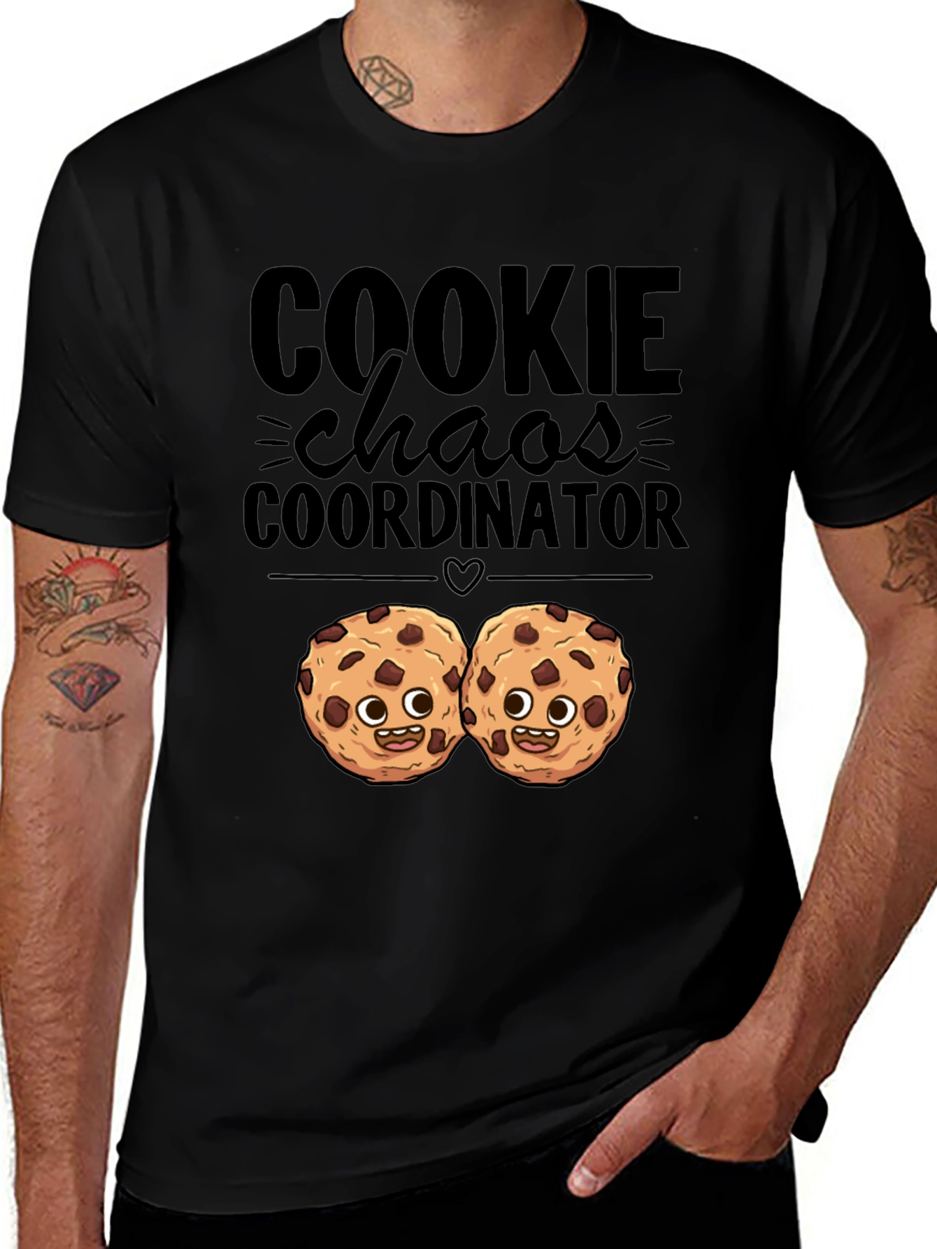 Variant 8 of Cookie Chaos Coordinator Graphic Tee