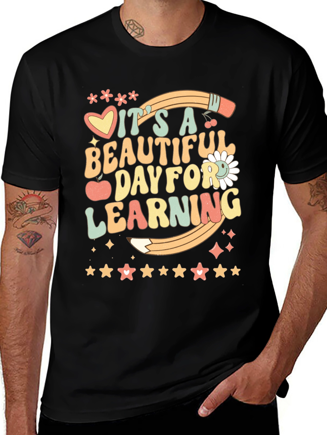Variant 13 of It's A Beautiful Day For Learning T-Shirt