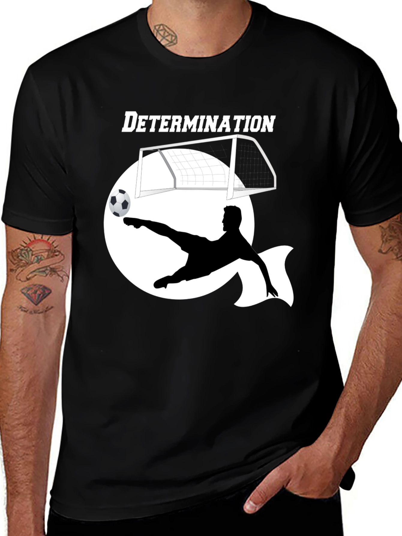 Determination Soccer Graphic T-Shirt