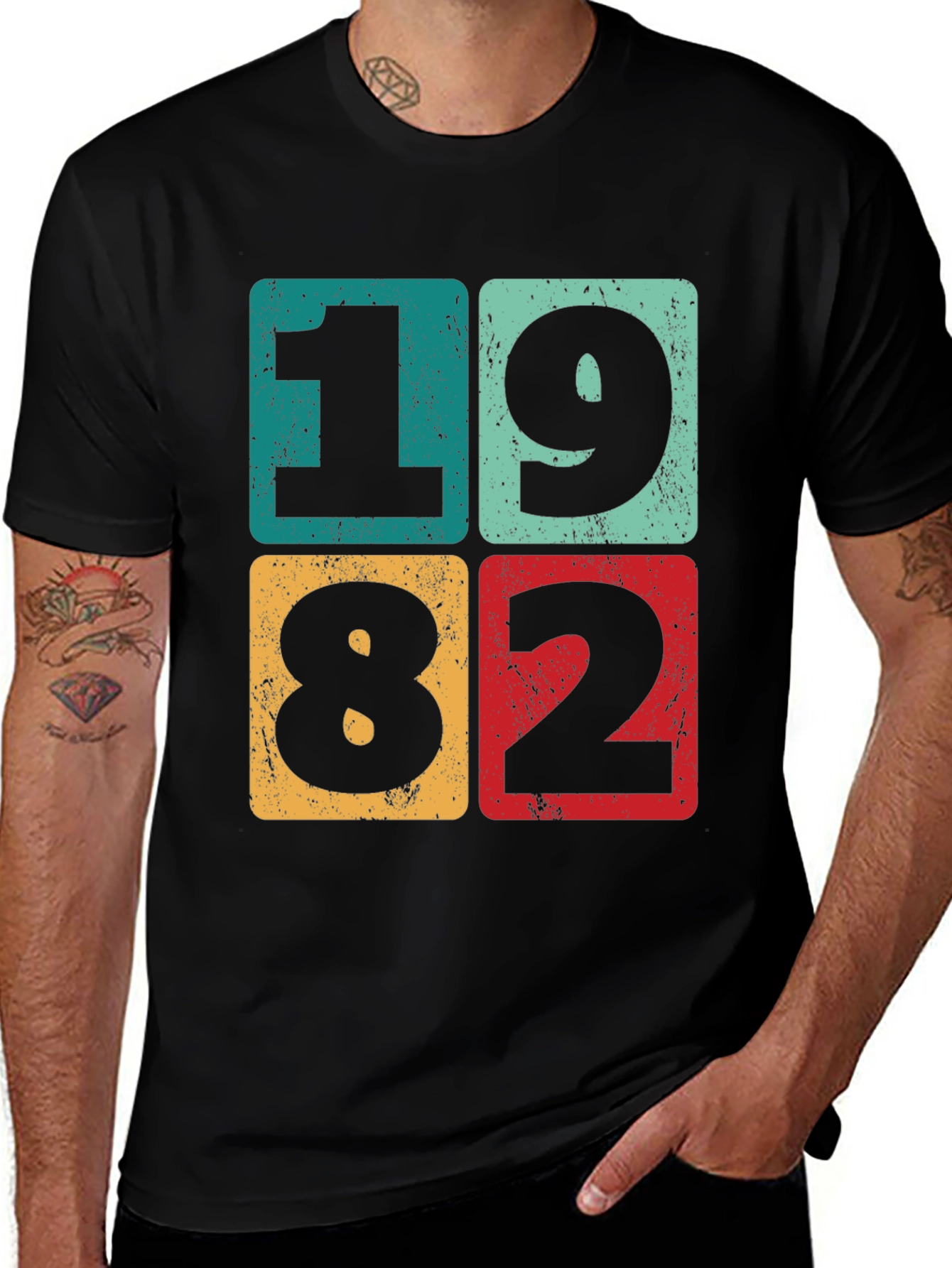 Variant 3 of Vintage 1982 Birthday T-Shirt