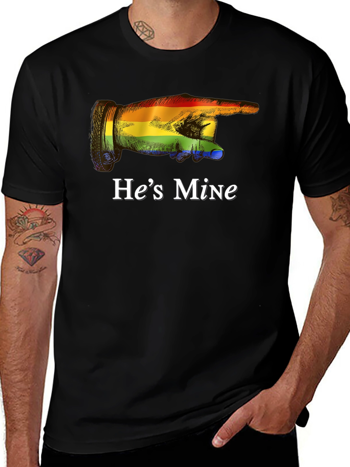 Variant 25 of He's Mine Pride T-Shirt