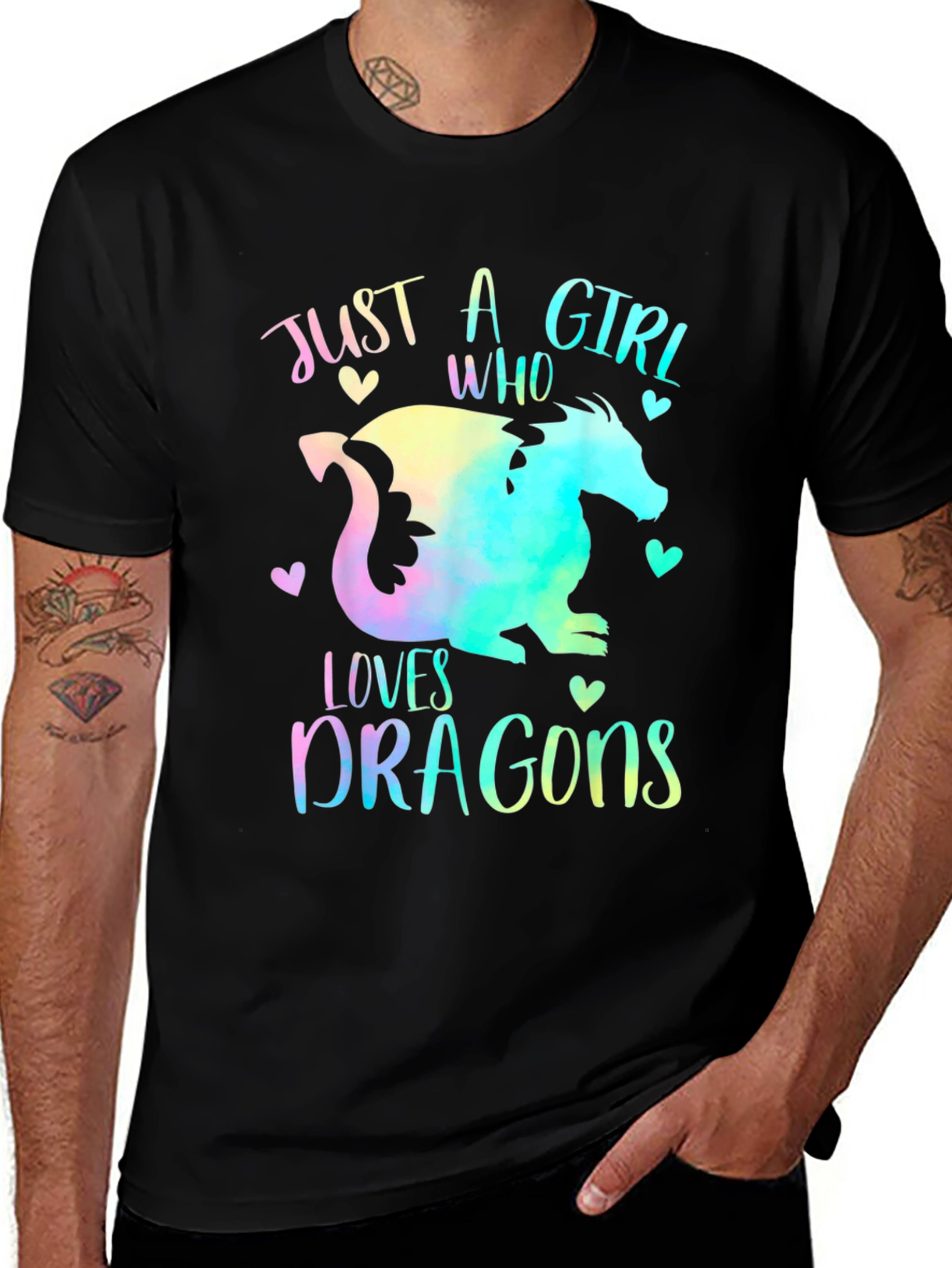 Variant 22 of Just A Girl Who Loves Dragons T-Shirt