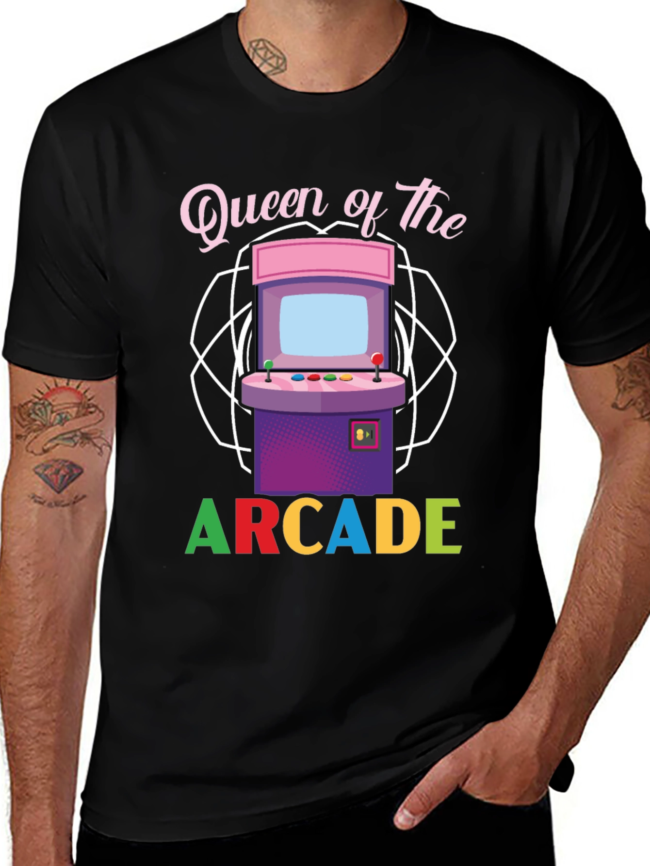 Variant 11 of Queen of the Arcade T-Shirt