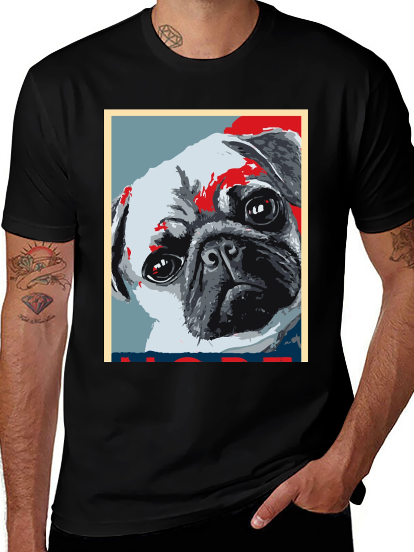 Variant 29 of Pug Dog Graphic T-Shirt - Trendy Pet Lover Apparel