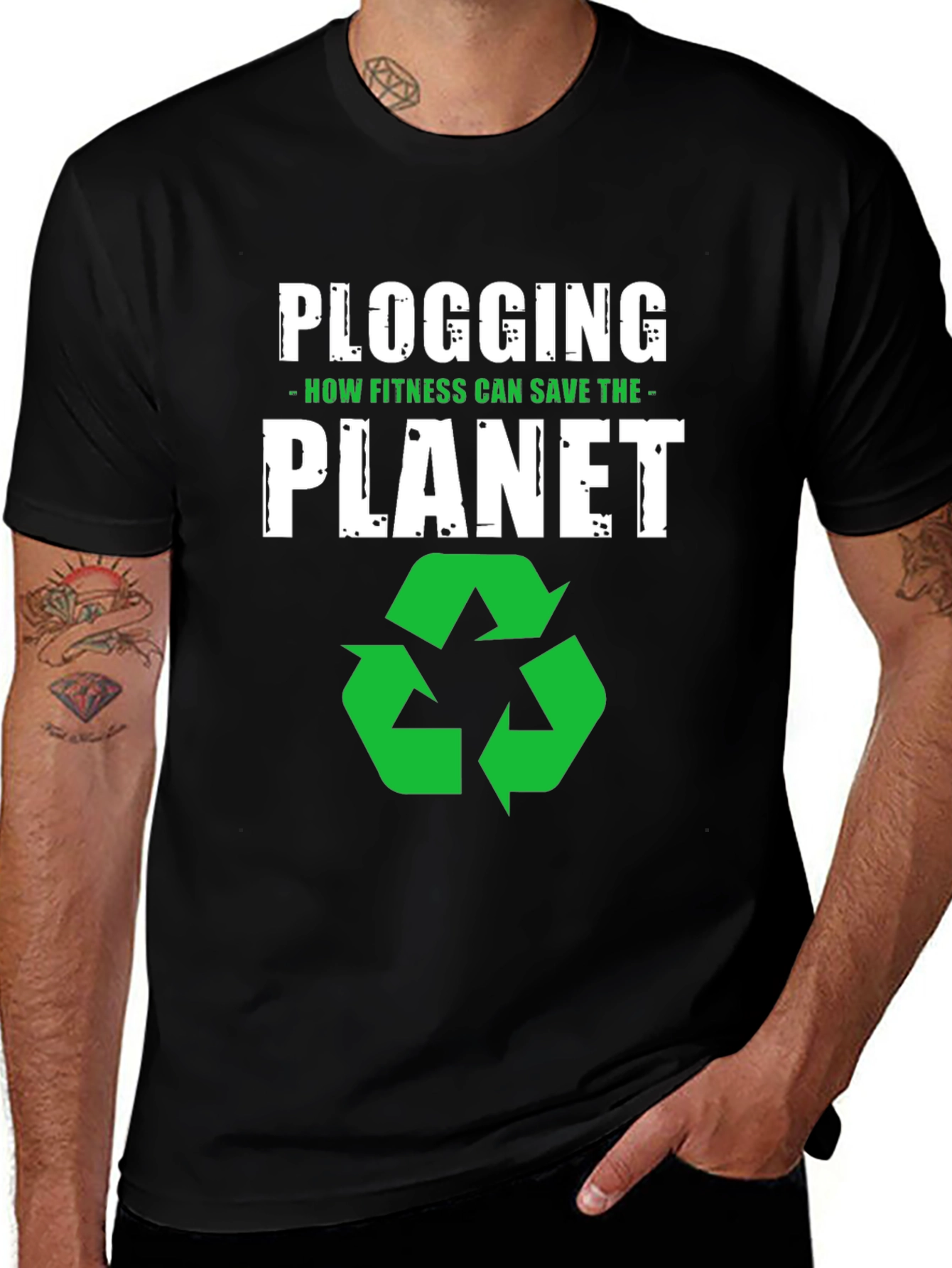 Variant 11 of Plogging - How Fitness Can Save The Planet T-Shirt
