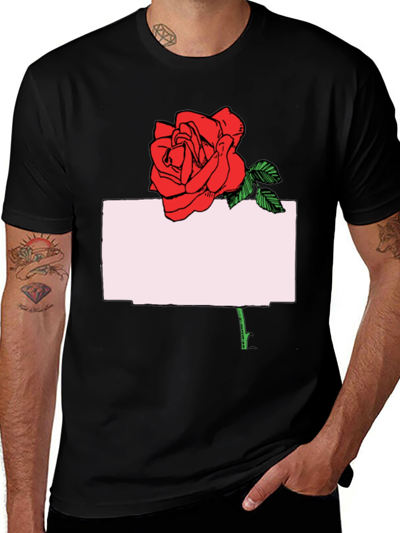 Variant 20 of Rose Graphic T-Shirt