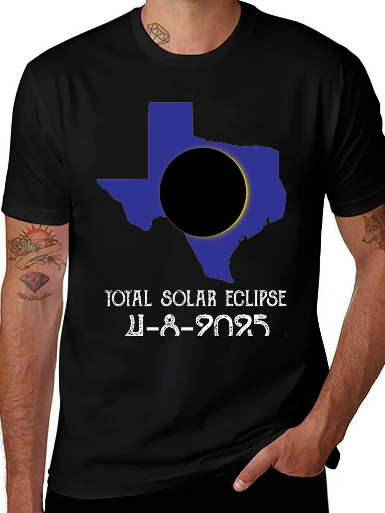 Total Solar Eclipse 2024 Texas T-Shirt