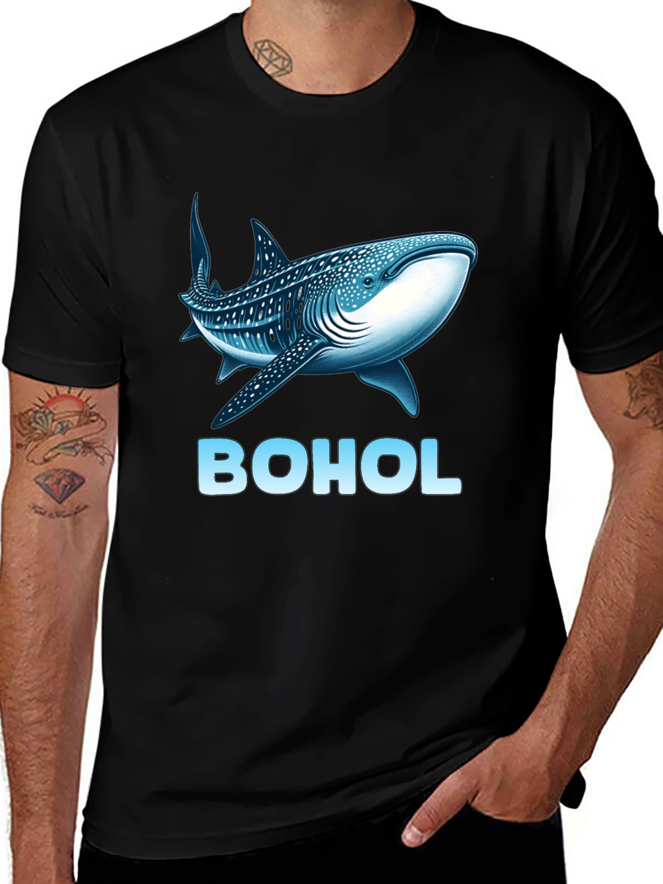Variant 16 of Bohol Whale Shark Men's Graphic Tee