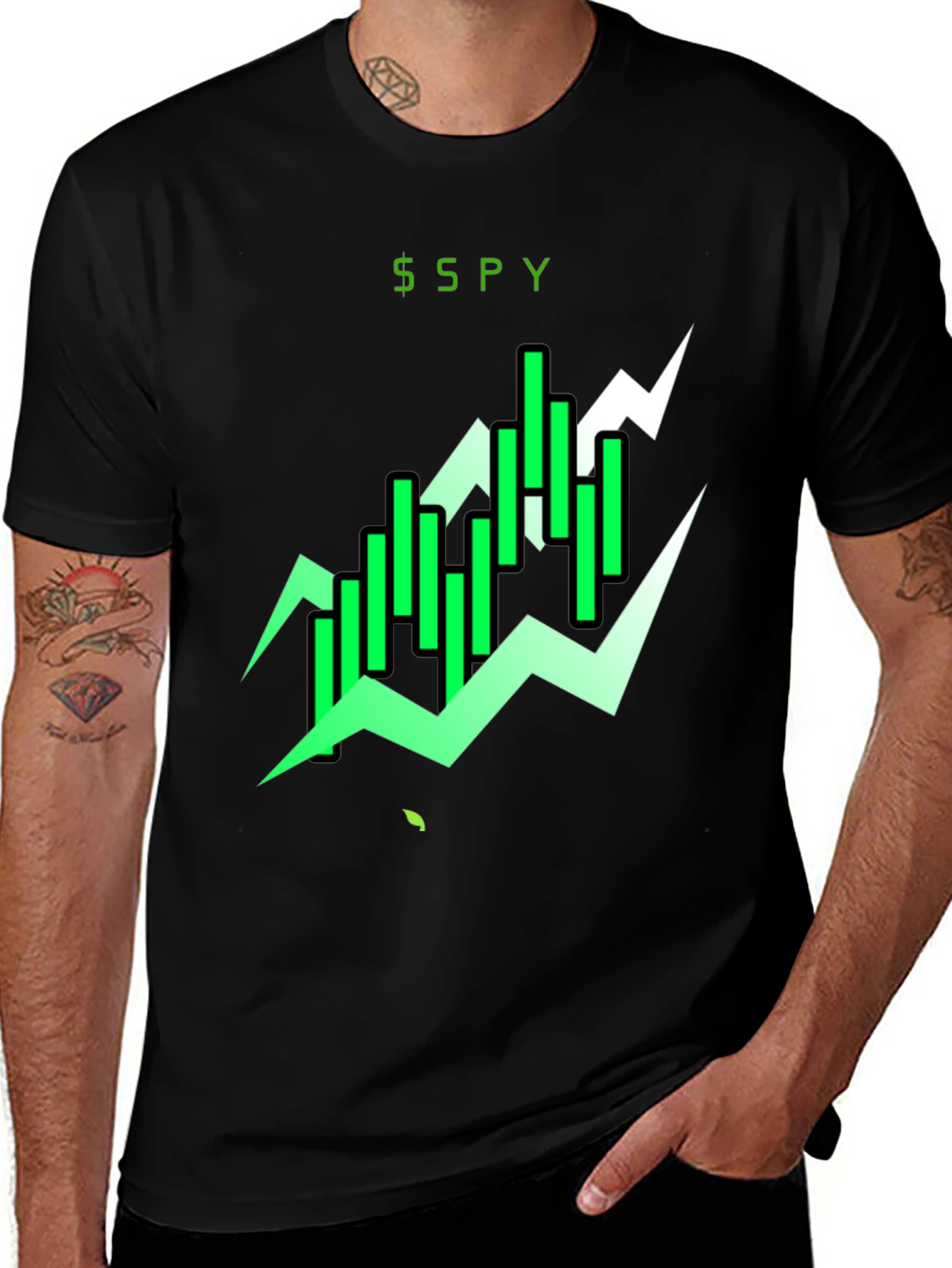 Variant 2 of SPY Stock Market Bull T-Shirt - Investor Apparel