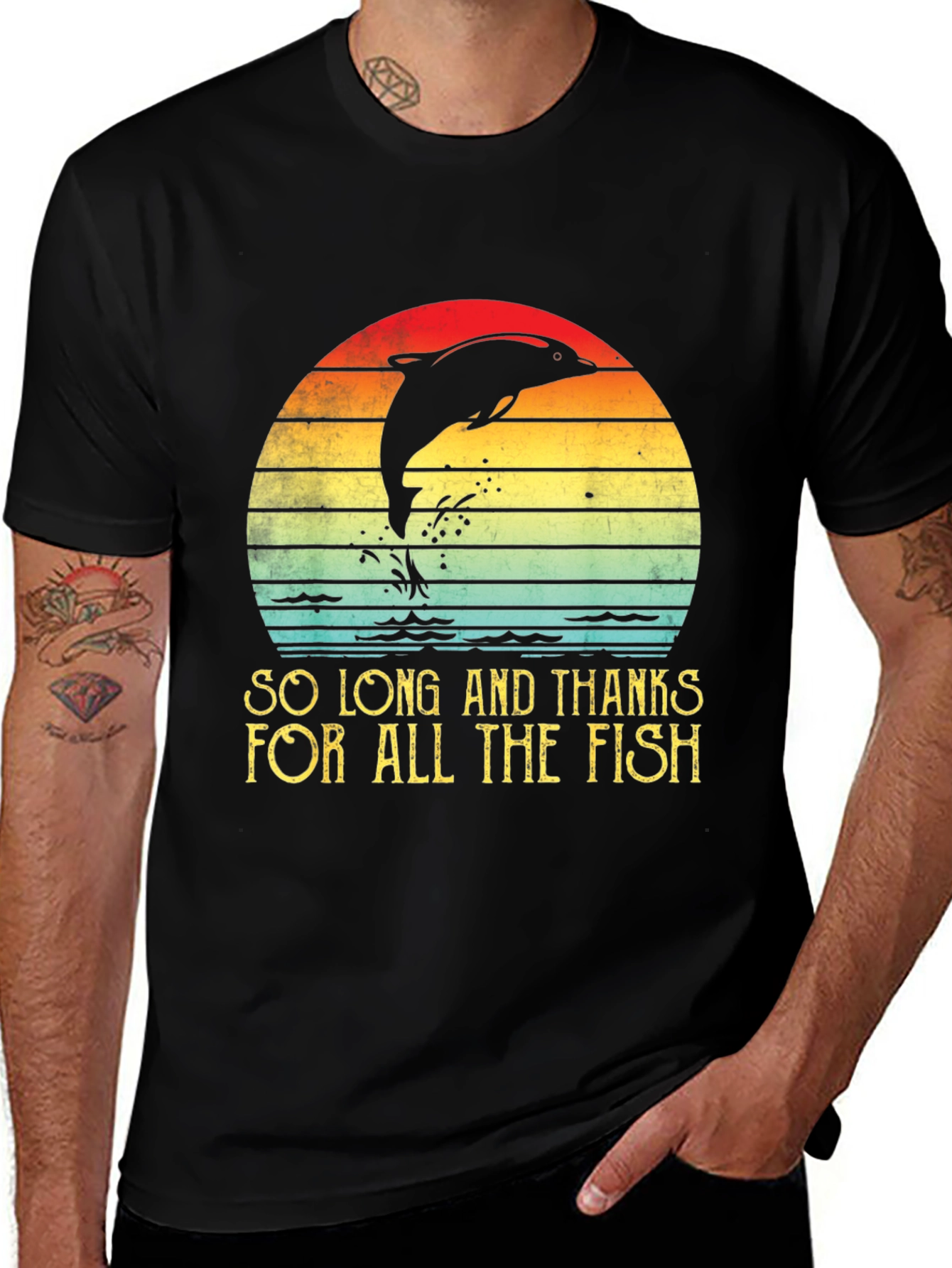 So Long and Thanks Dolphin T-Shirt