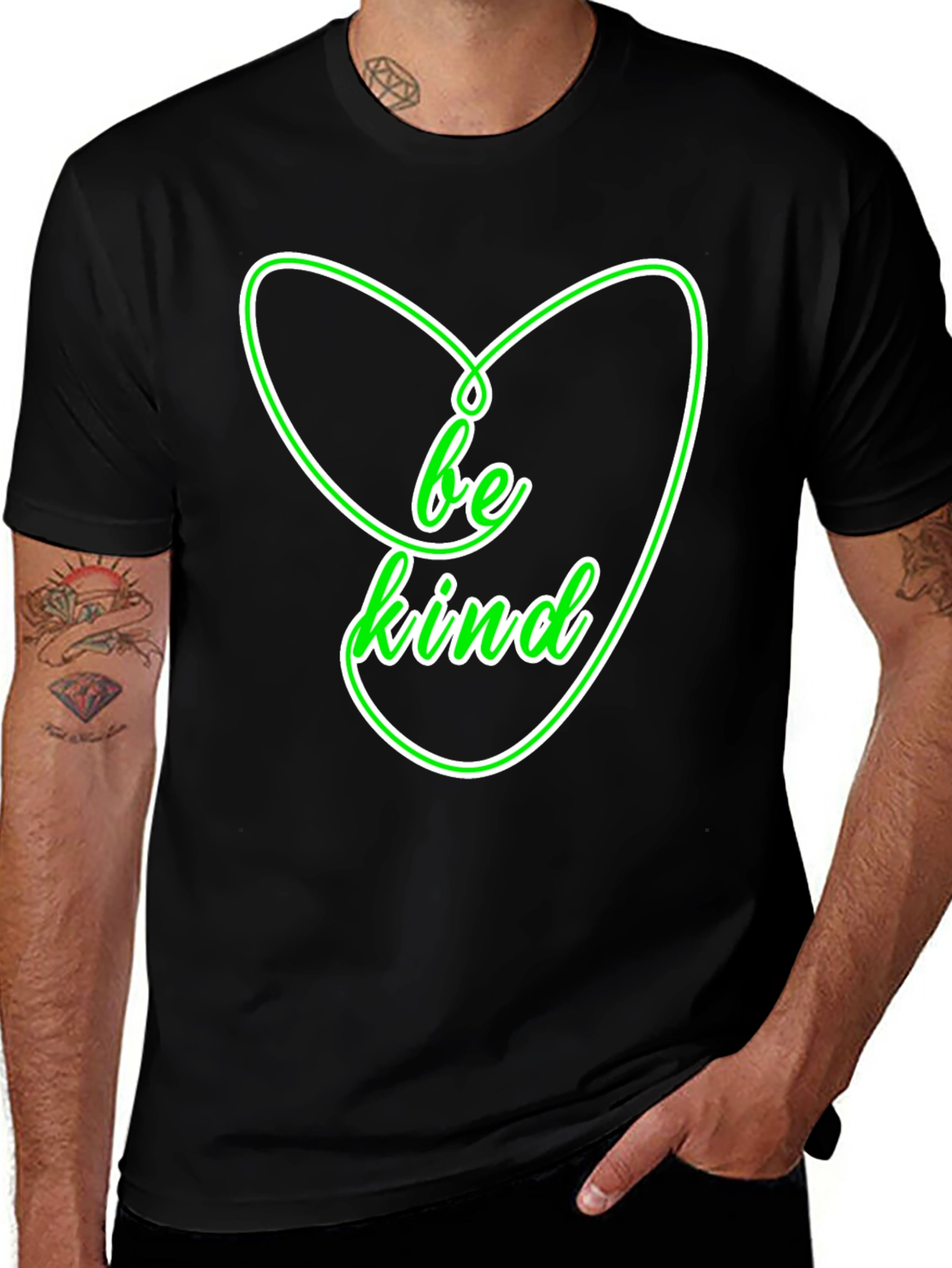 Be Kind Heart Graphic T-Shirt