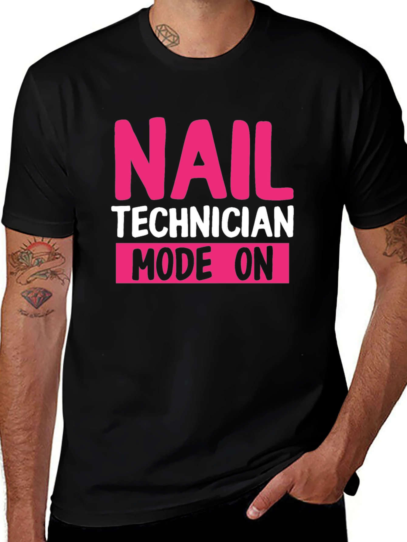 Nail Technician Mode On Graphic Tee