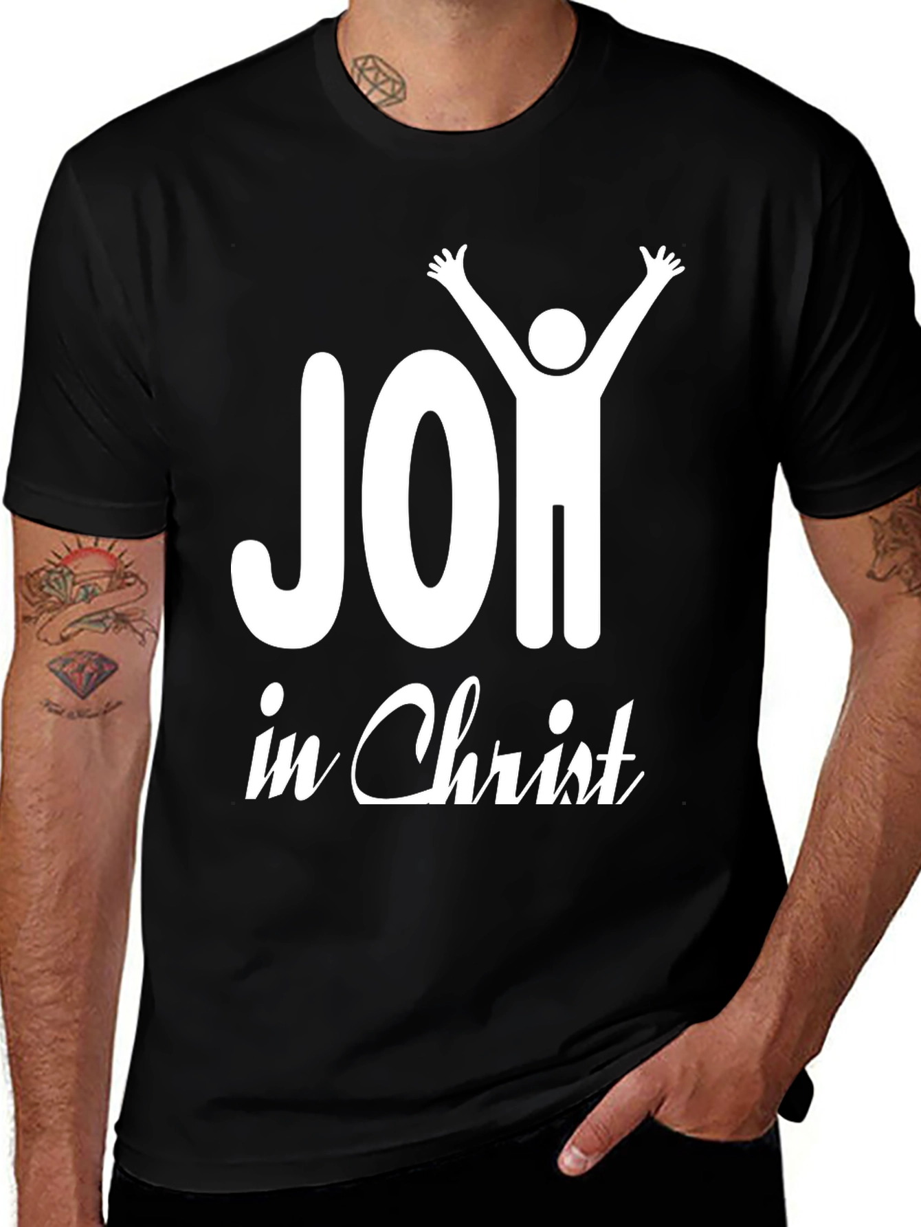 Joy in Christ Graphic Tee - Christian T-Shirt