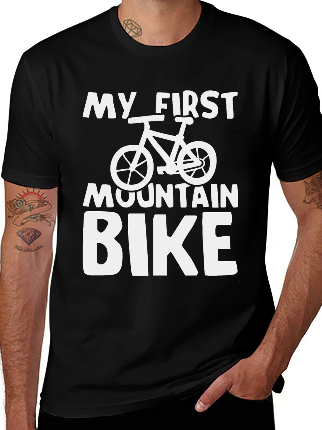 Variant 25 of My First Mountain Bike T-Shirt