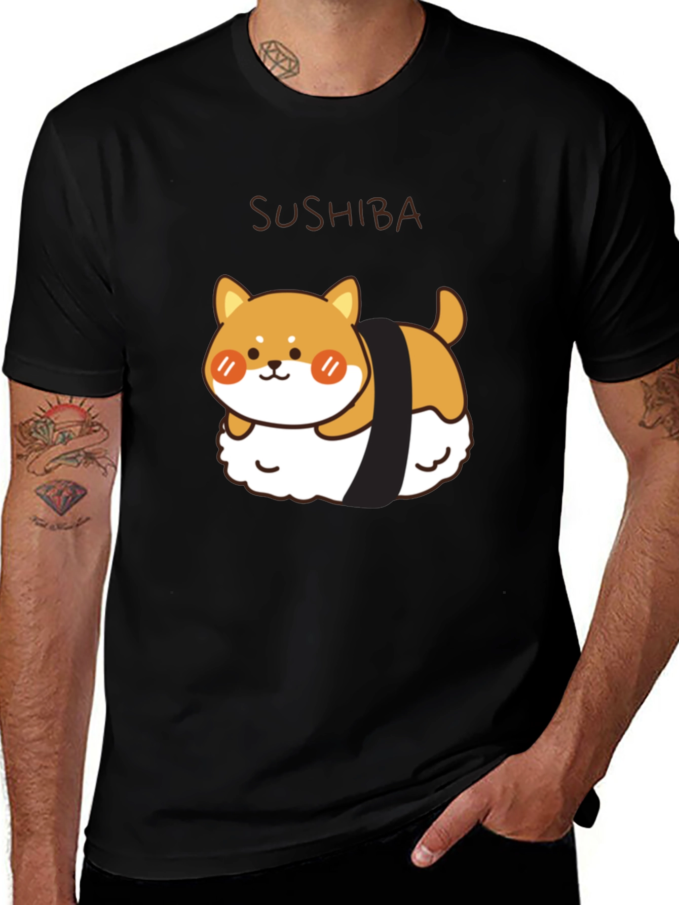 Sushiba T-Shirt - Cute Shiba Inu Sushi Design