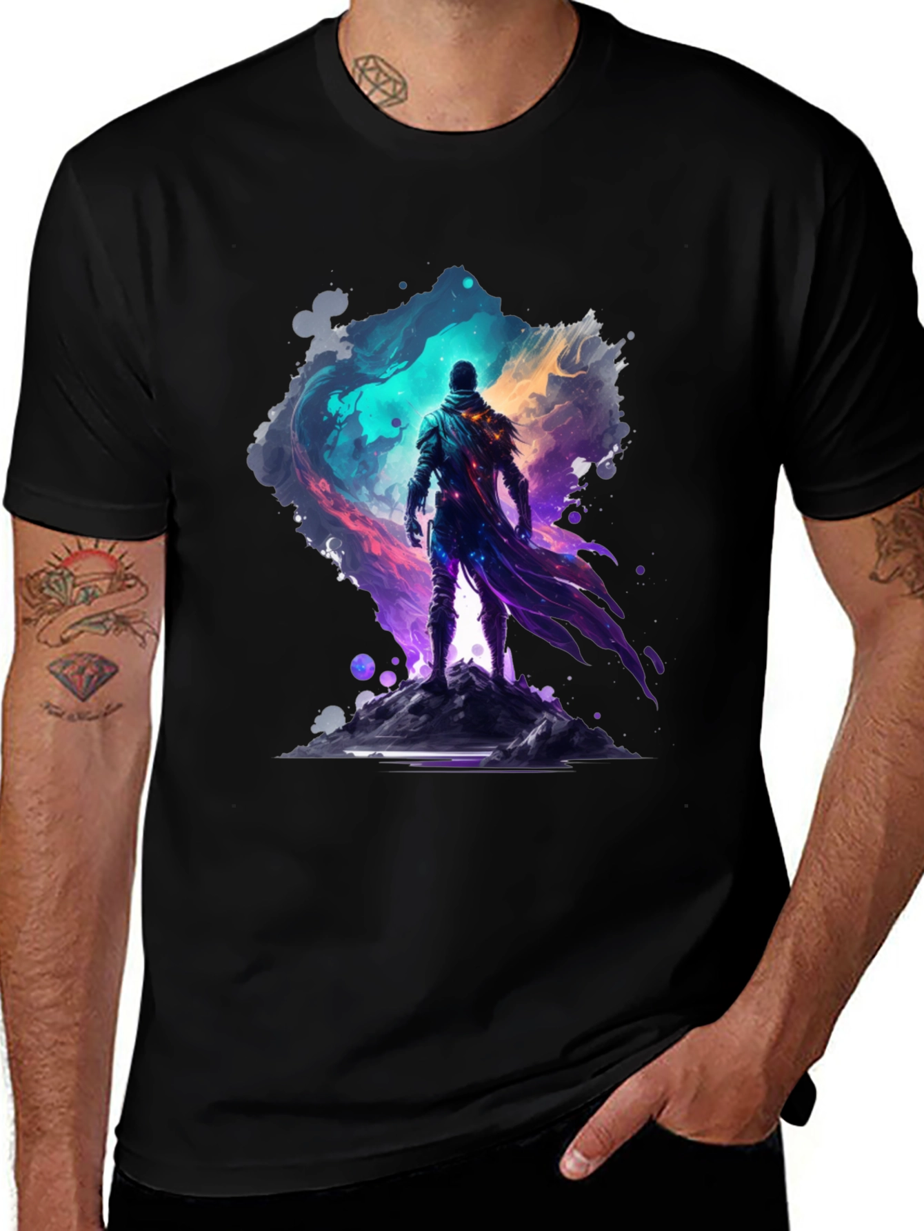 Variant 18 of Cosmic Wanderer Graphic Tee