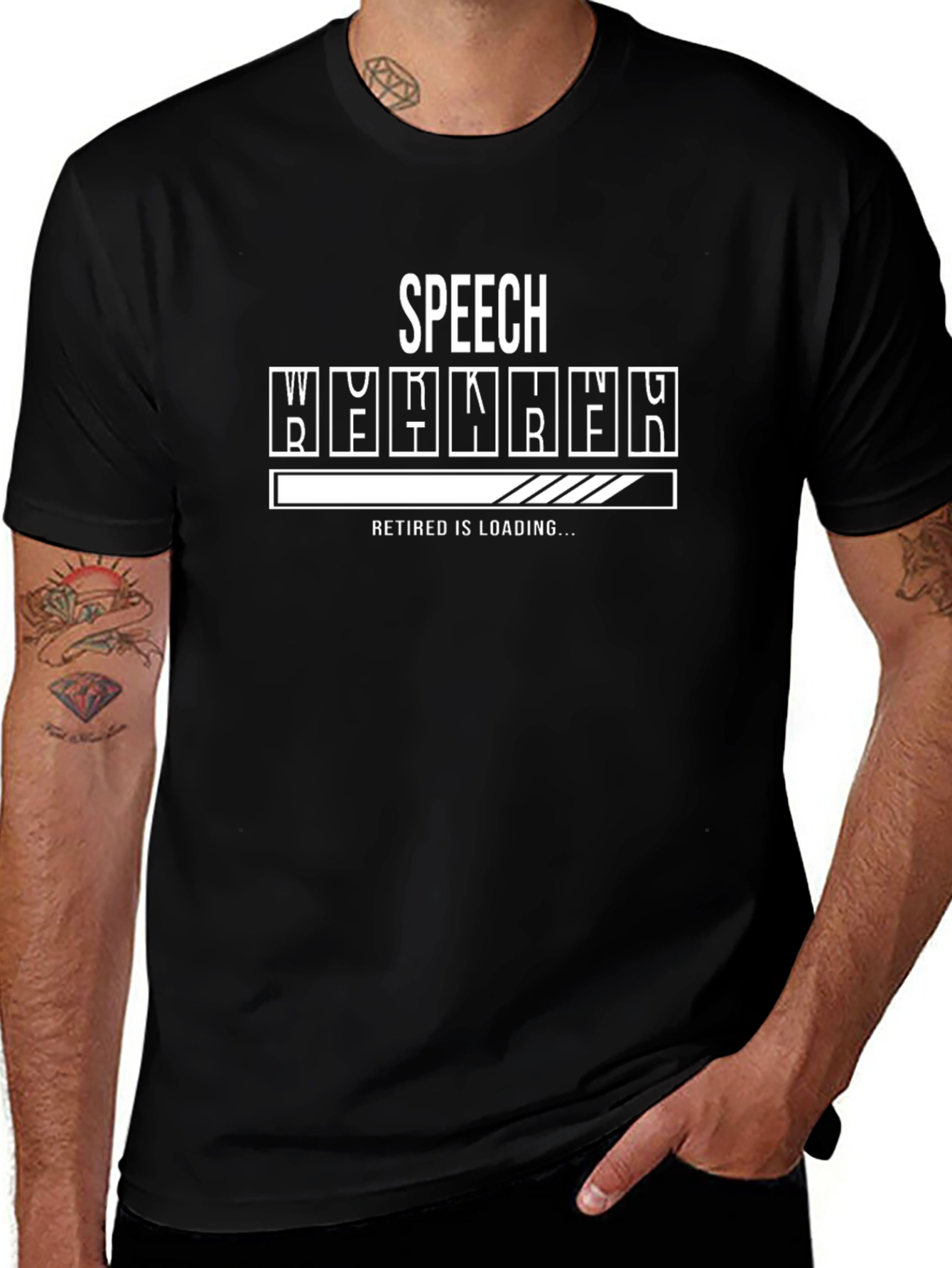 Variant 9 of Speech Therapist Retirement Loading T-Shirt