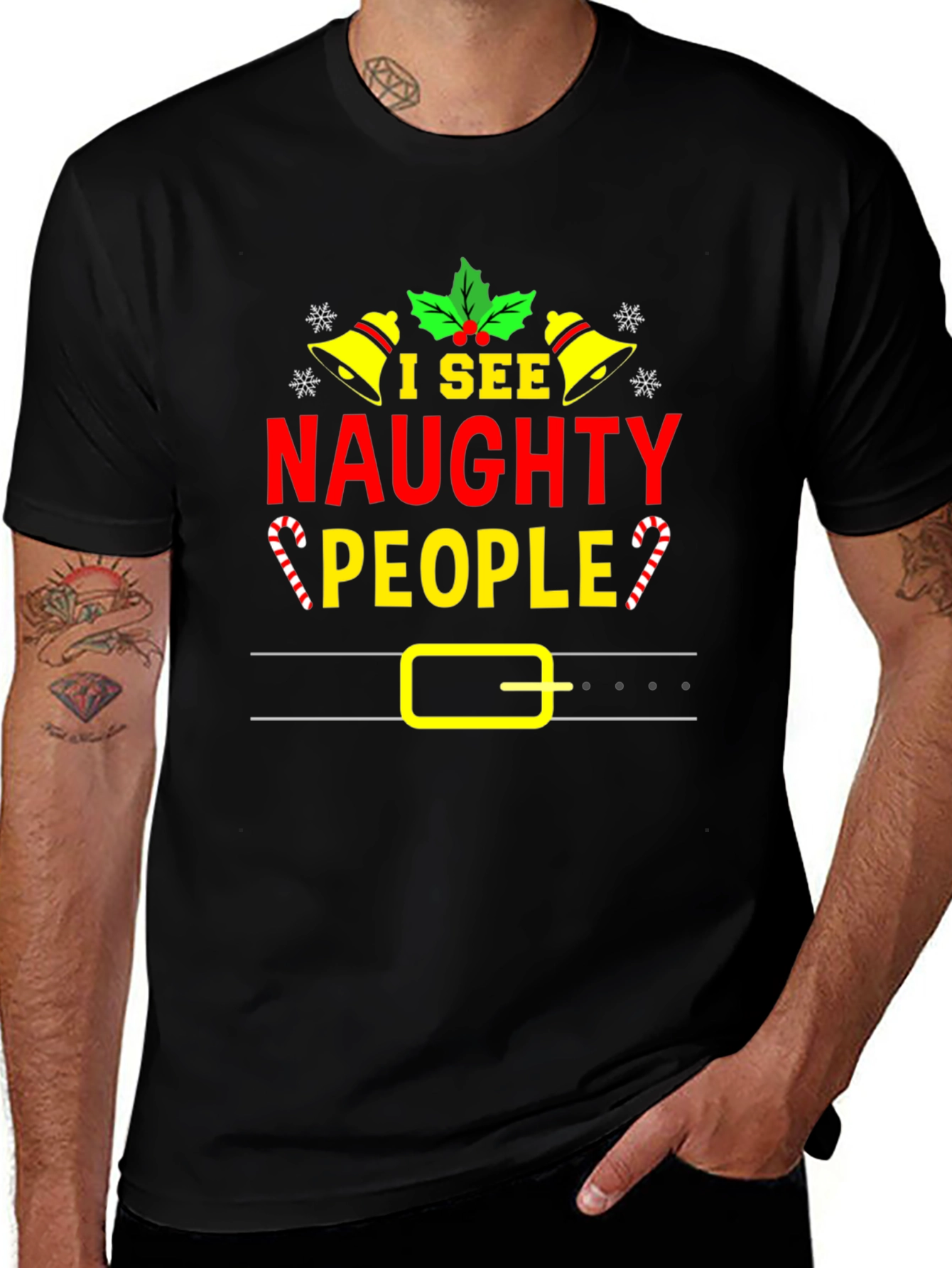 Naughty People Christmas T-Shirt
