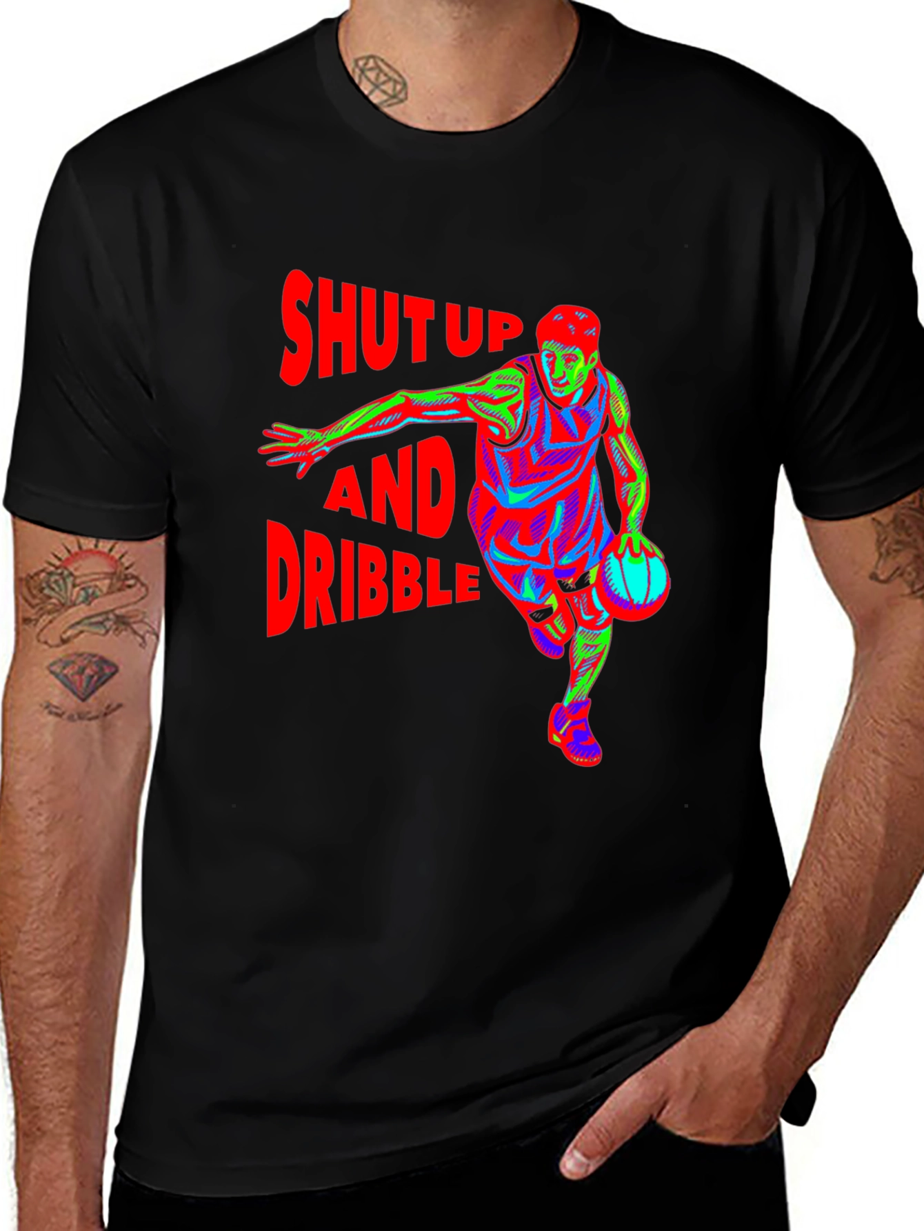 Variant 18 of Shut Up and Dribble Graphic T-Shirt