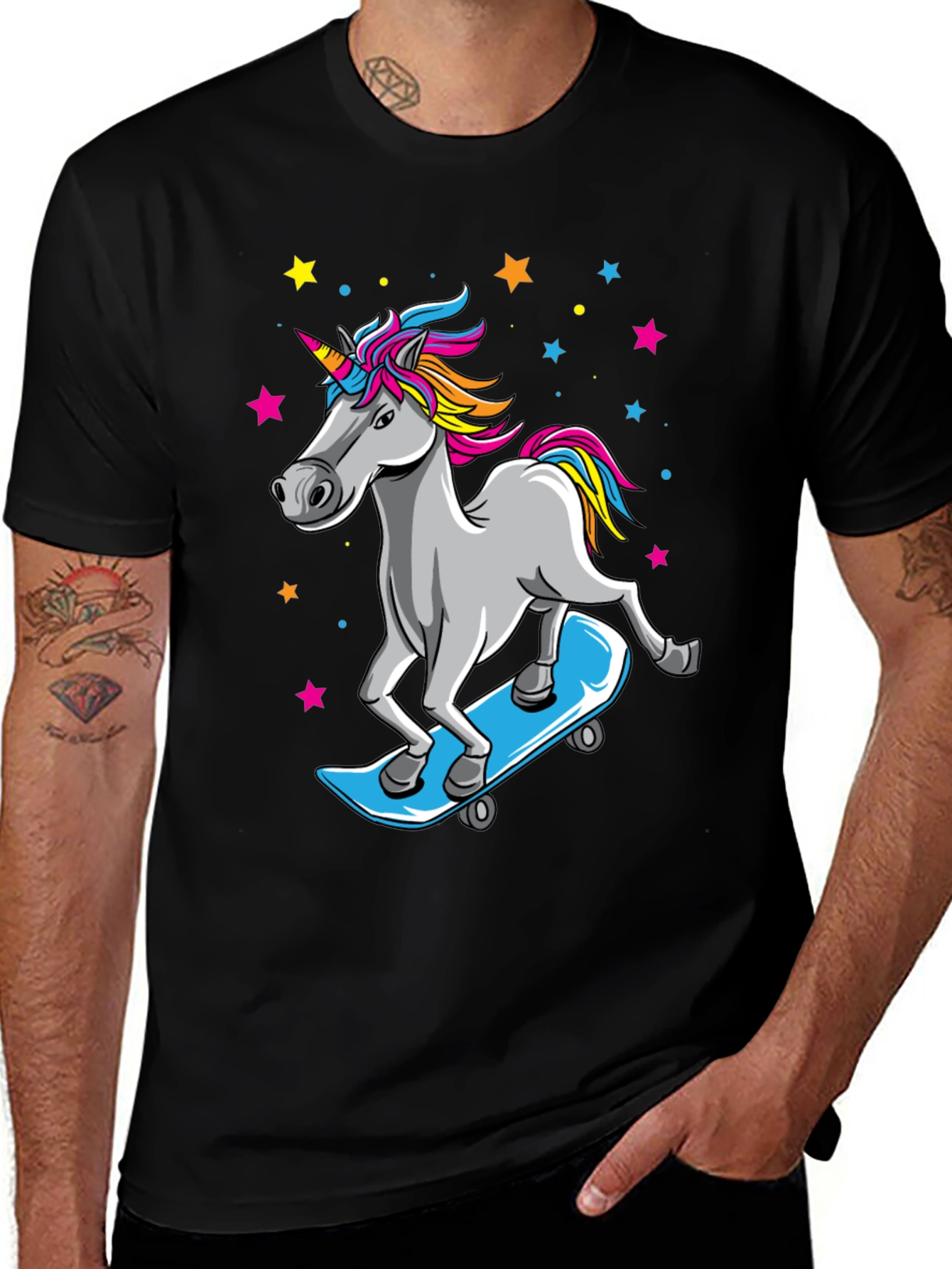 Unicorn Skateboard T-Shirt - Fun & Unique Design