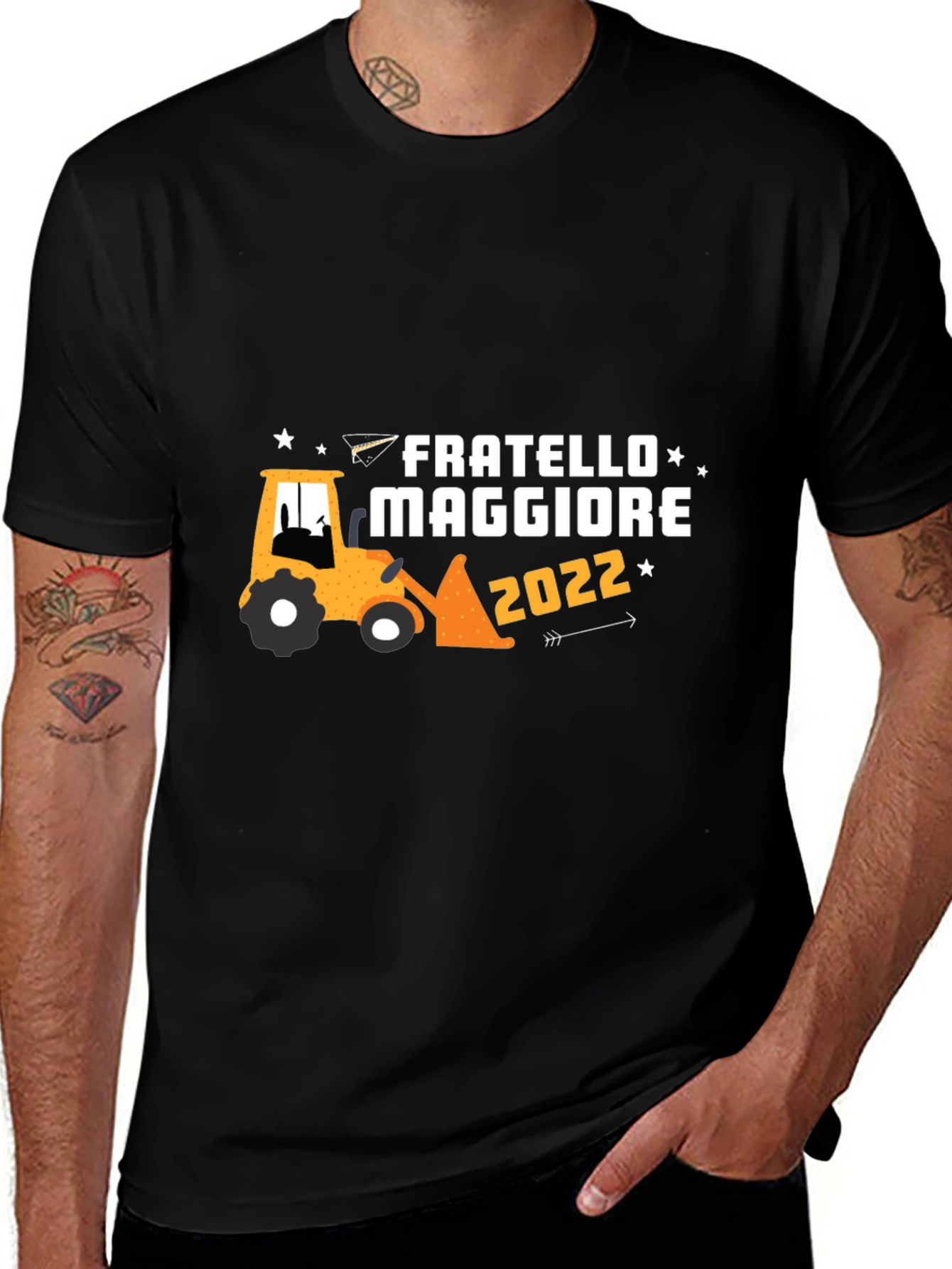 Variant 4 of Fratello Maggiore 2022 Kids Tractor T-Shirt