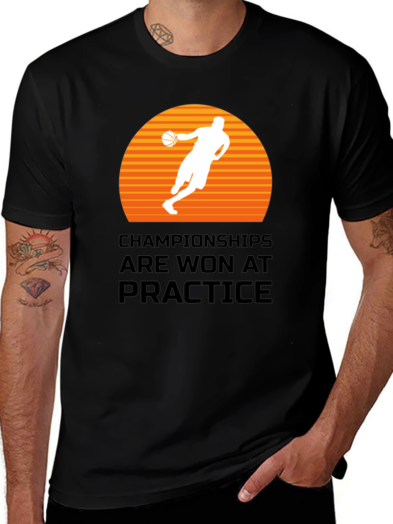 Basketball Champ T-Shirt: Practice Makes Perfect