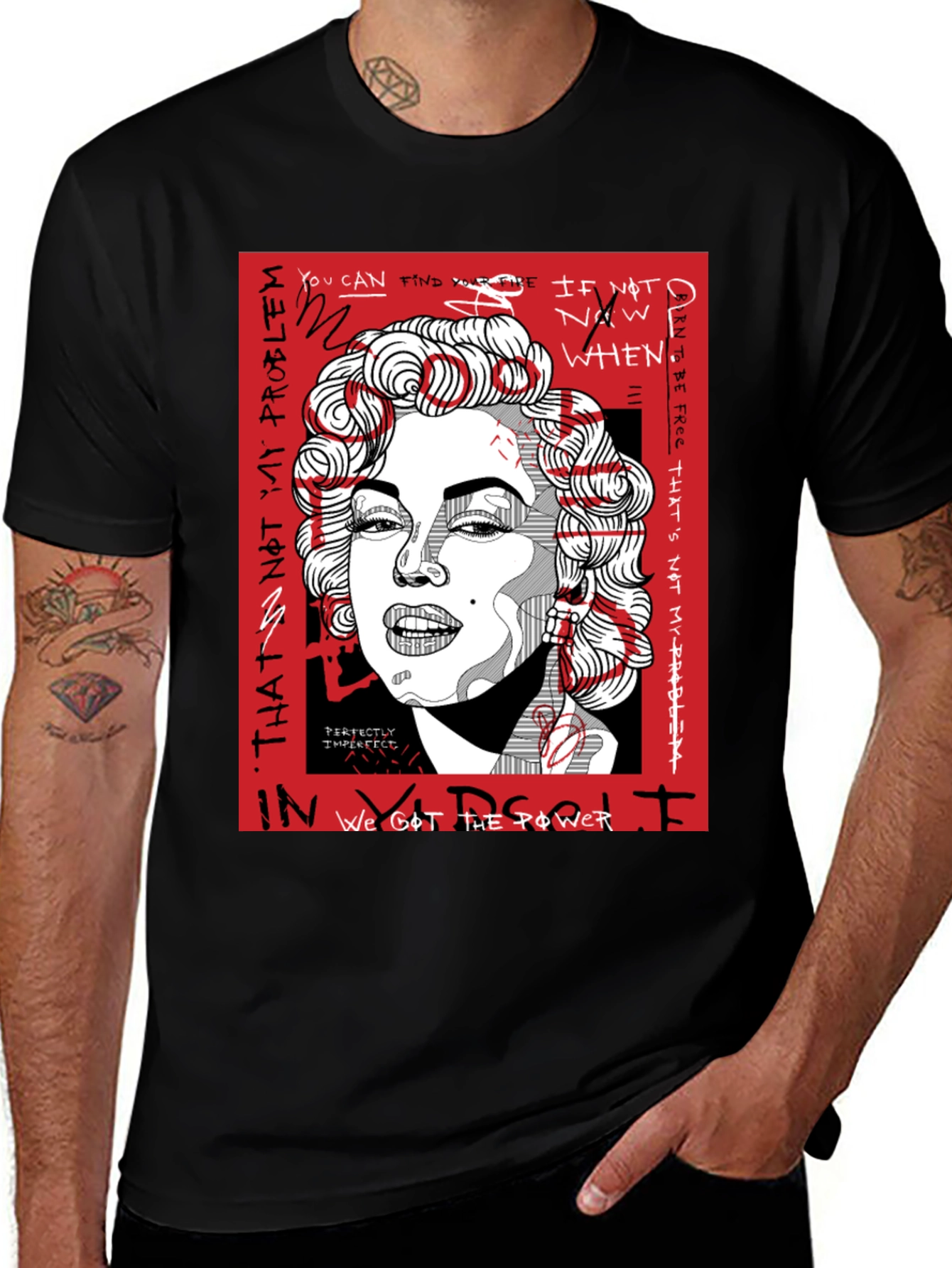 Marilyn Monroe Graphic Print T-Shirt