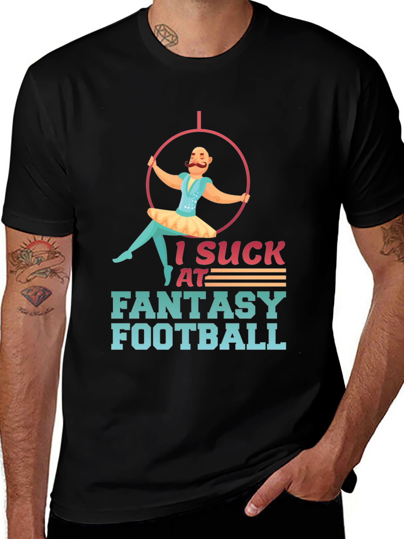 Variant 12 of I Suck At Fantasy Football T-Shirt