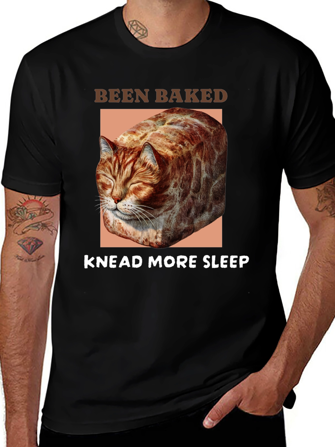 Variant 24 of Been Baked Cat Bread T-Shirt