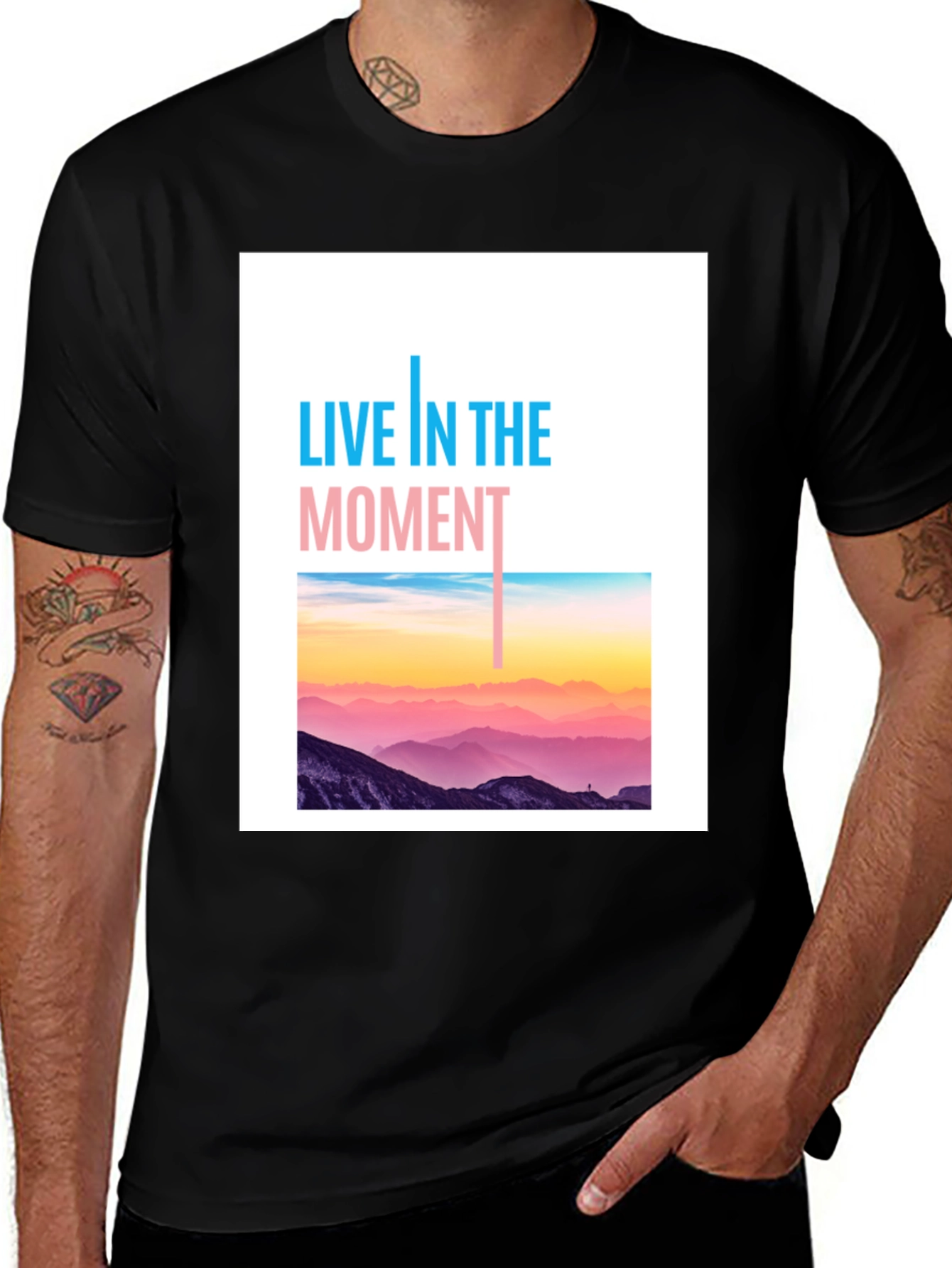 Variant 23 of Live In The Moment Graphic Tee