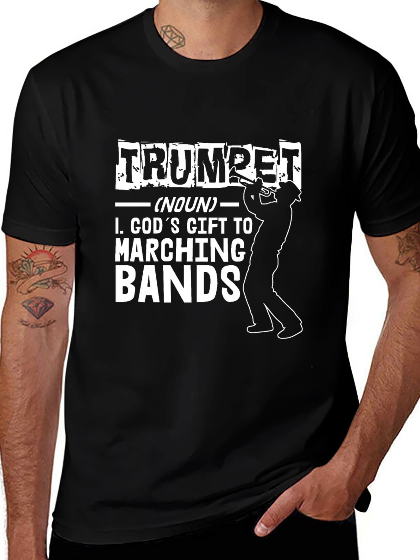 Variant 2 of Trumpet God's Gift to Marching Bands T-Shirt
