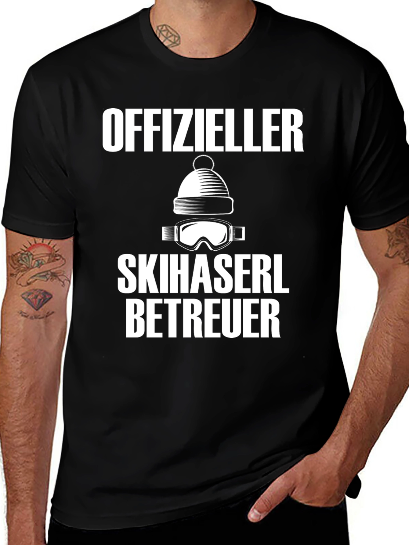 Offizieller Skihaserl Betreuer T-Shirt