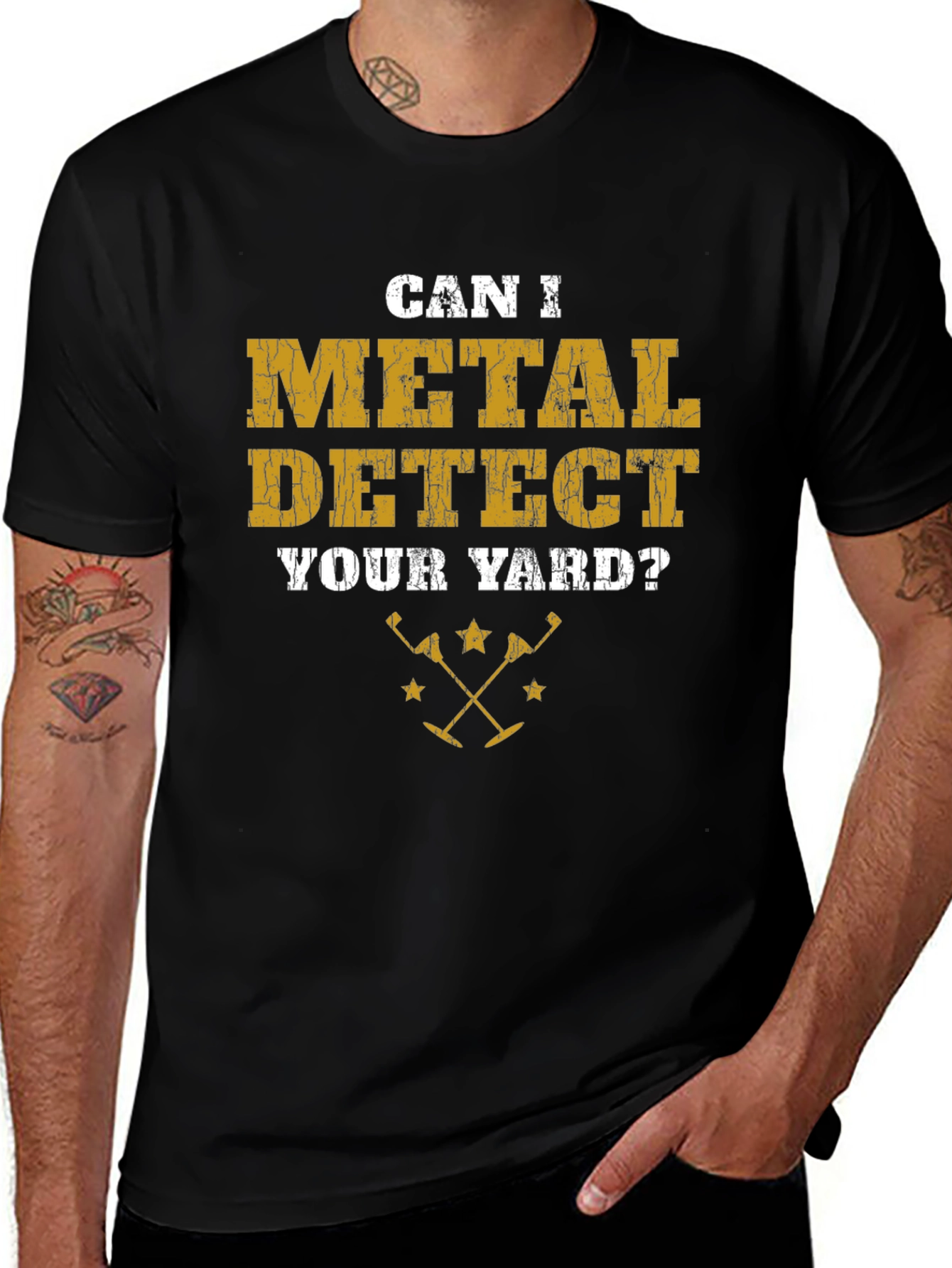 Variant 27 of Can I Metal Detect Your Yard? T-Shirt