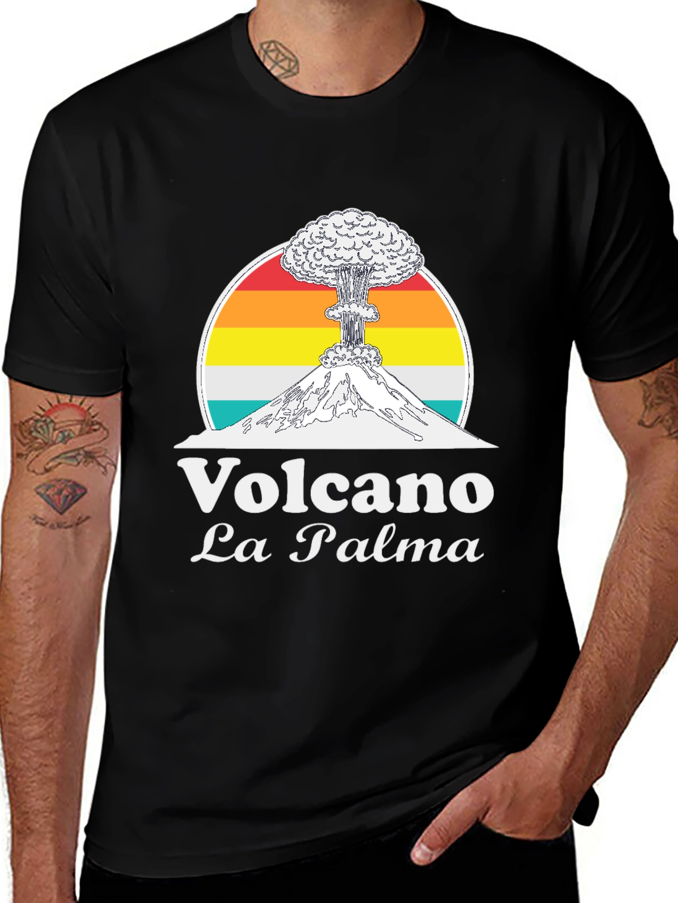 Volcano La Palma Graphic Tee - Eruption Shirt