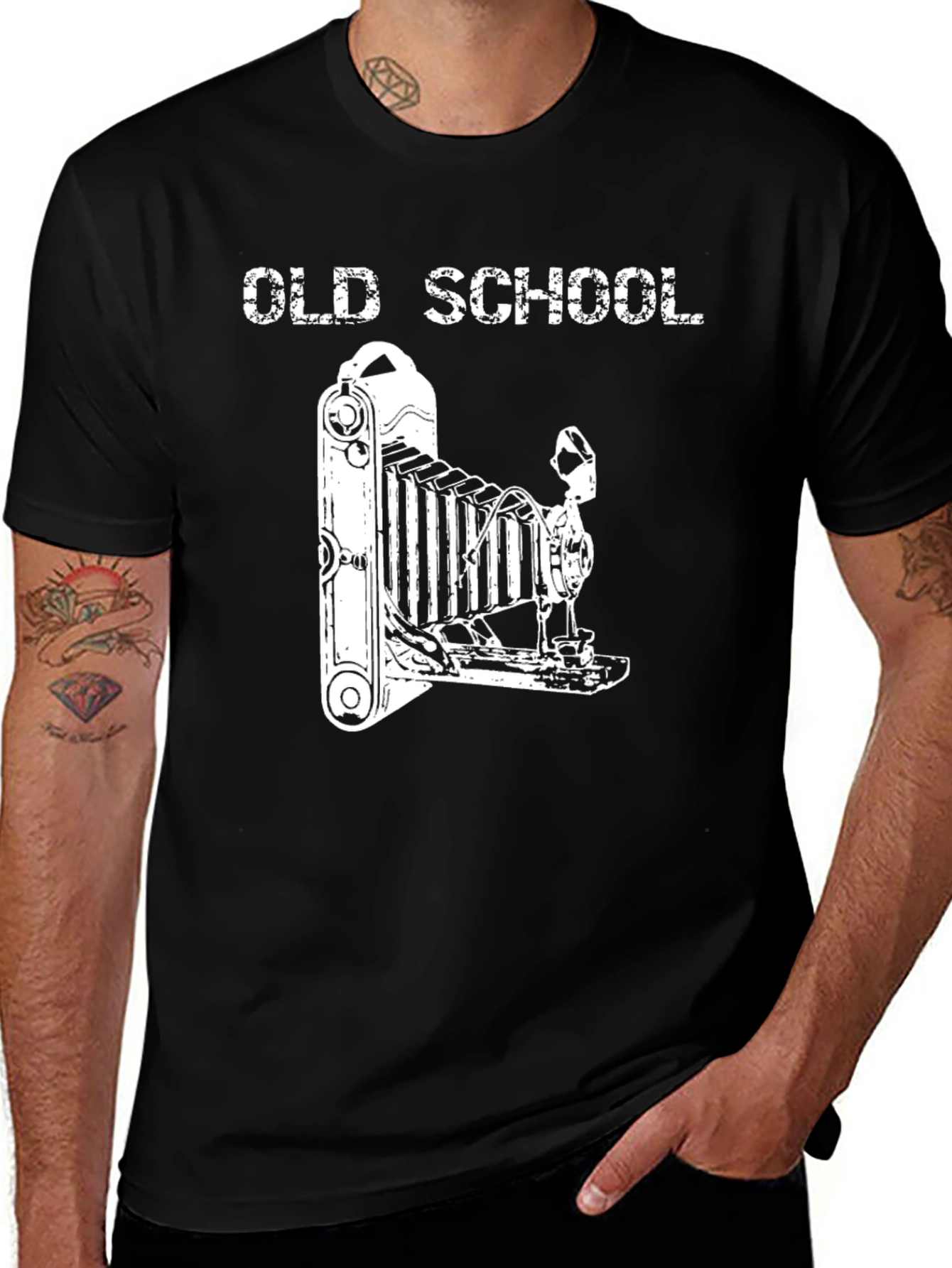Variant 24 of Old School Camera Graphic T-Shirt